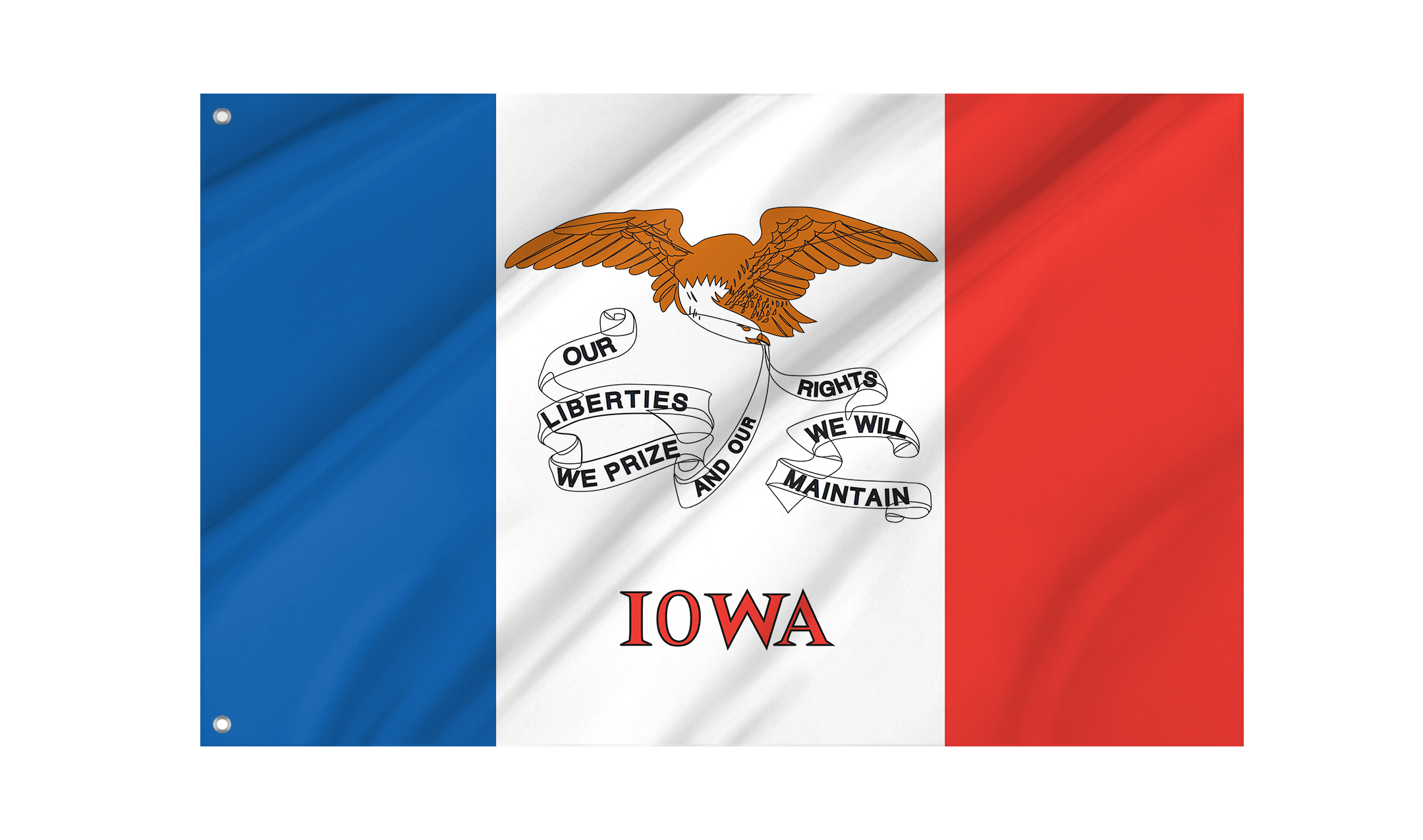 Iowa State Flag for Indoor & Outdoor Use