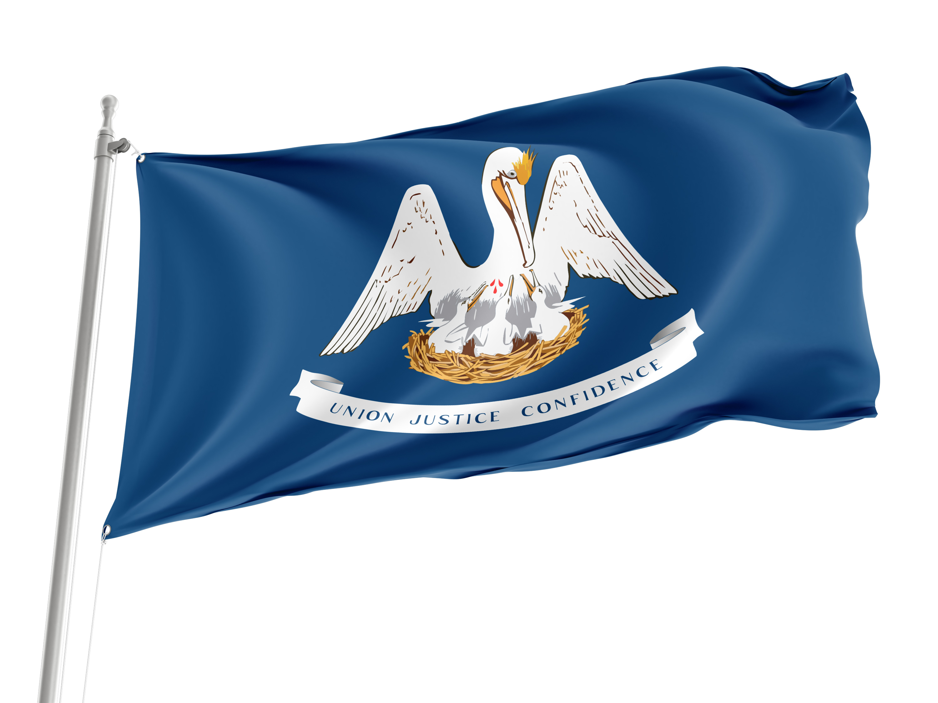 Louisiana State Flag for Indoor & Outdoor Use