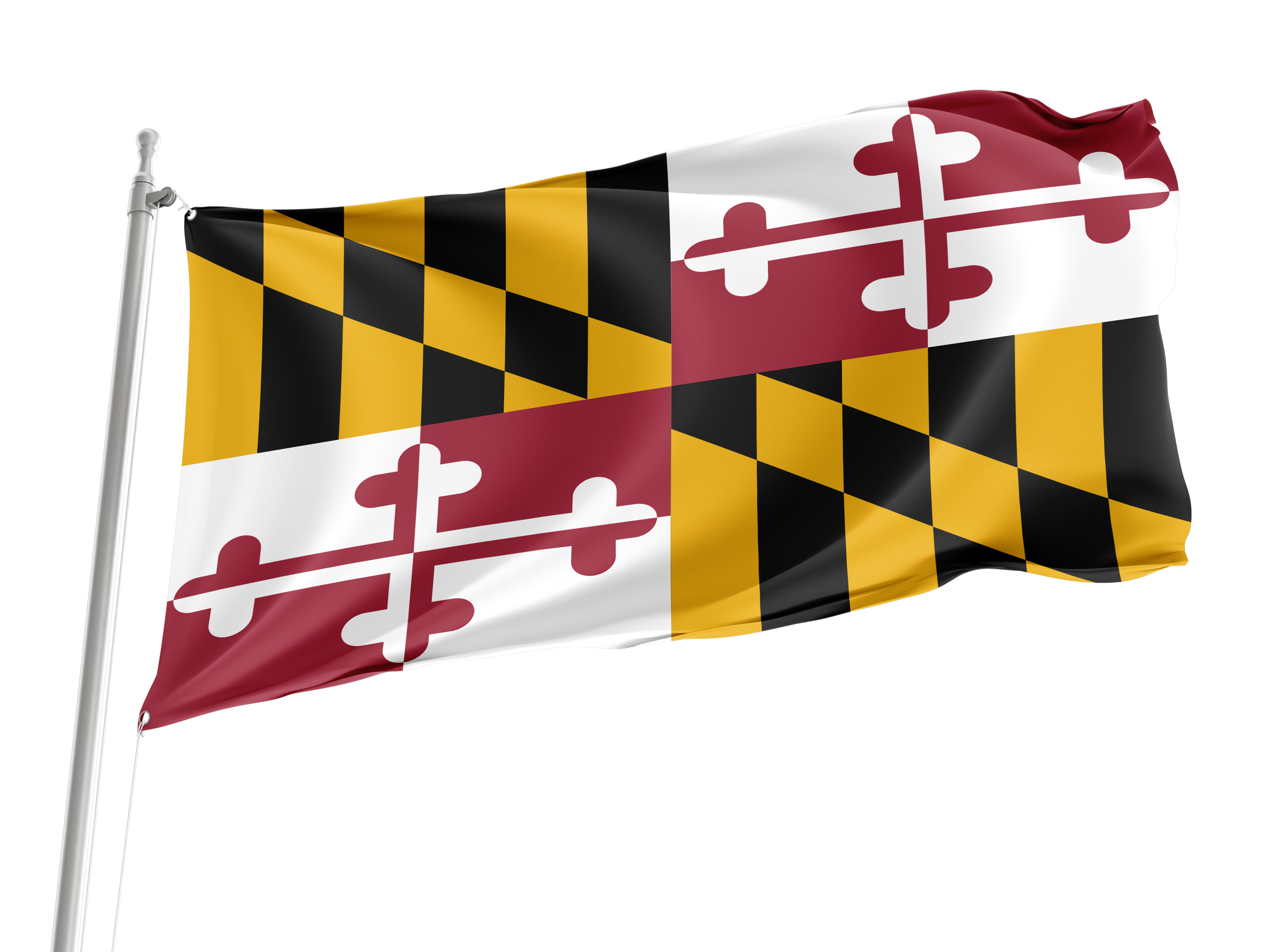 Maryland State Flag for Indoor & Outdoor Use