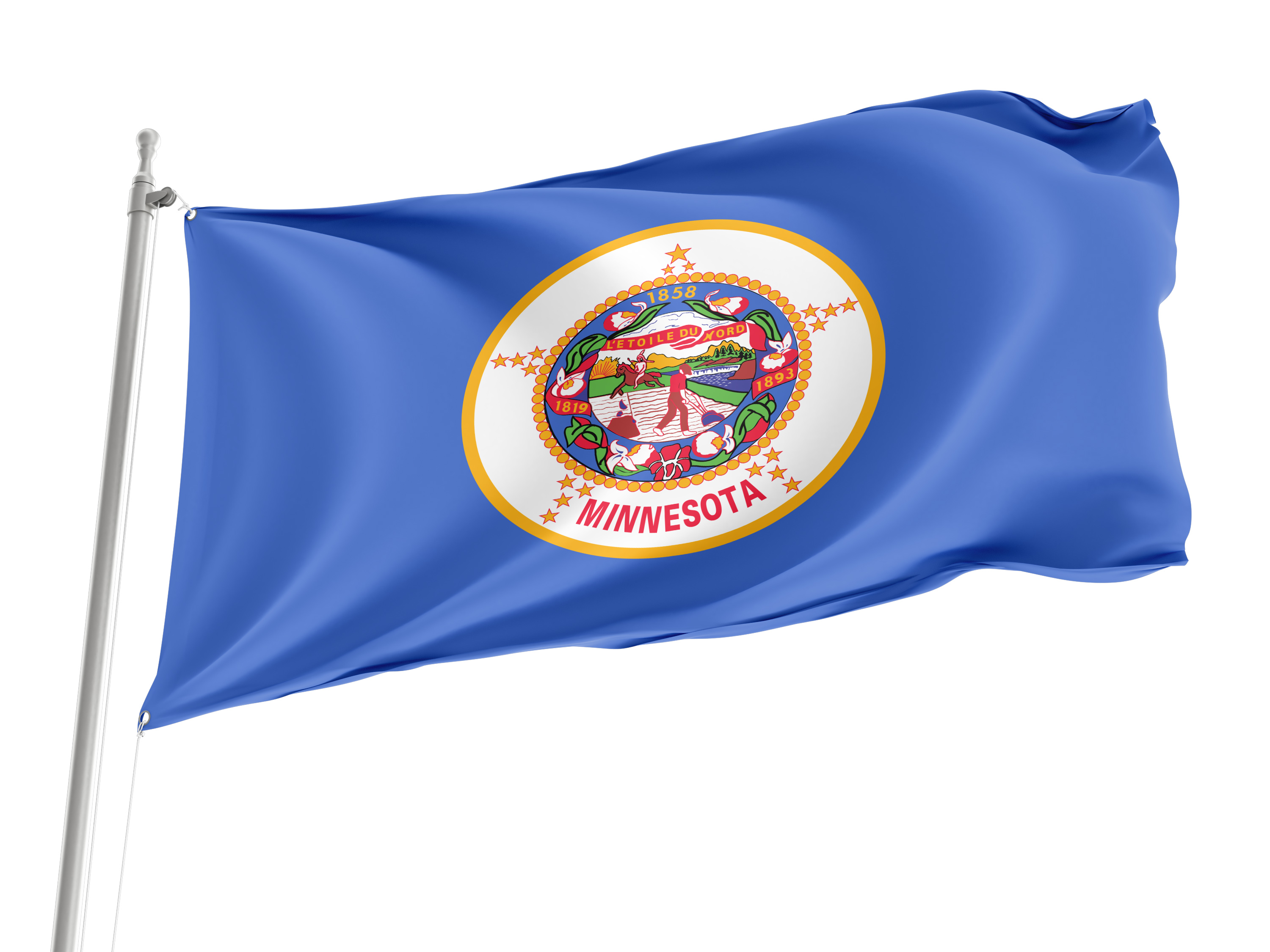Minnesota State Flag for Indoor & Outdoor Use