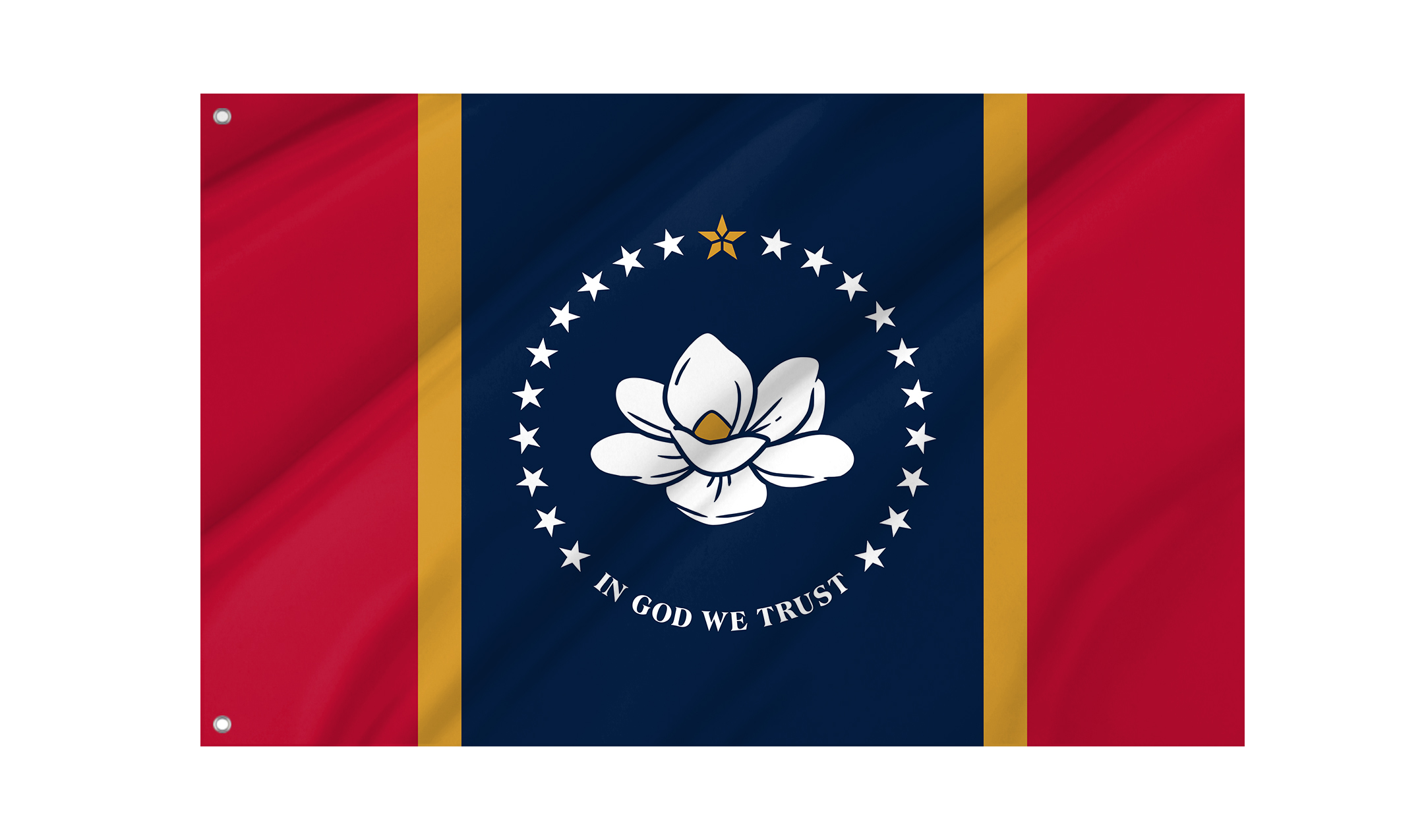 Mississippi State Flag for Indoor & Outdoor Use