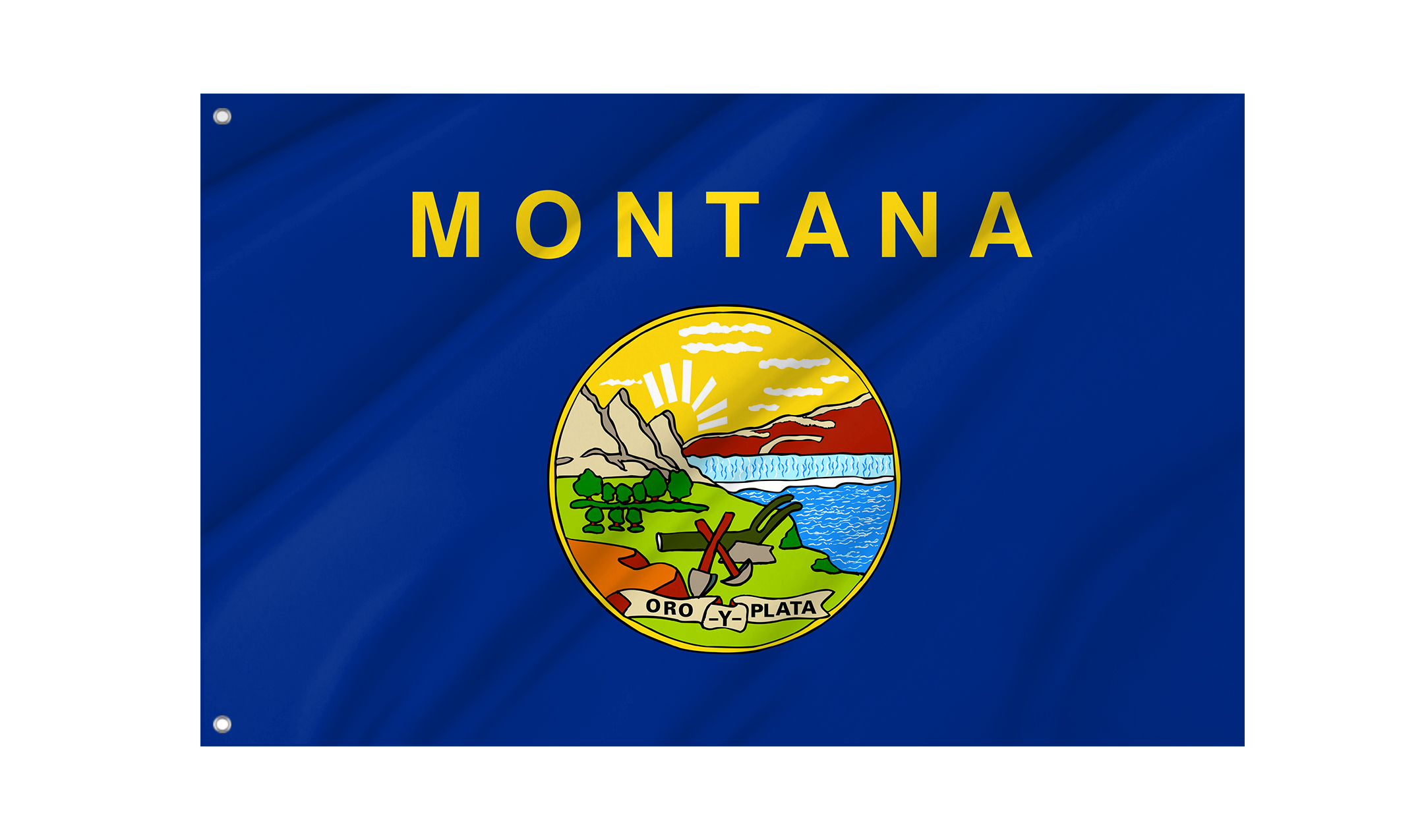 Montana State Flag for Indoor & Outdoor Use