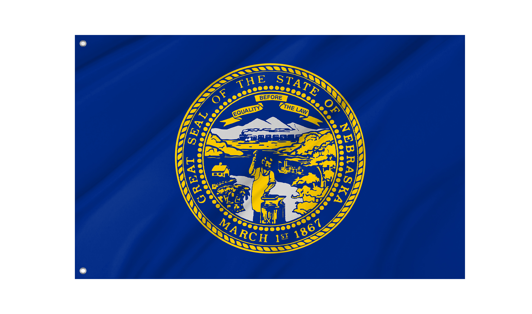 Nebraska State Flag for Indoor & Outdoor Use