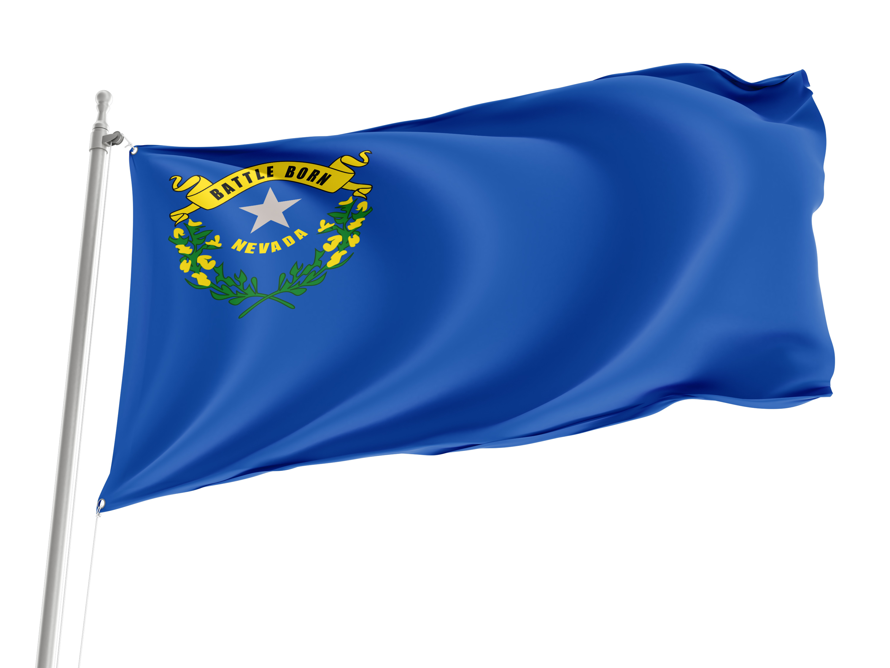 Nevada State Flag for Indoor & Outdoor Use
