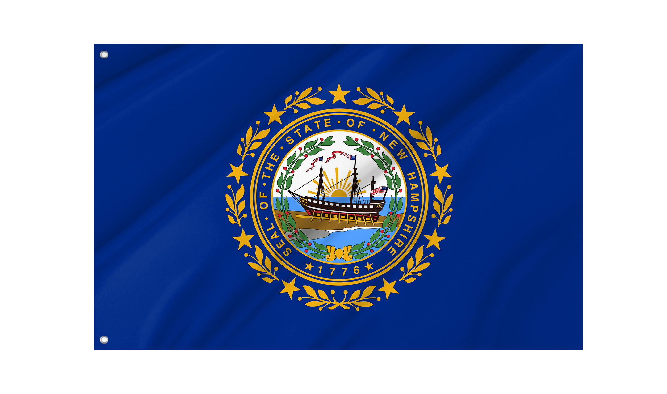 New Hampshire State Flag for Indoor & Outdoor Use