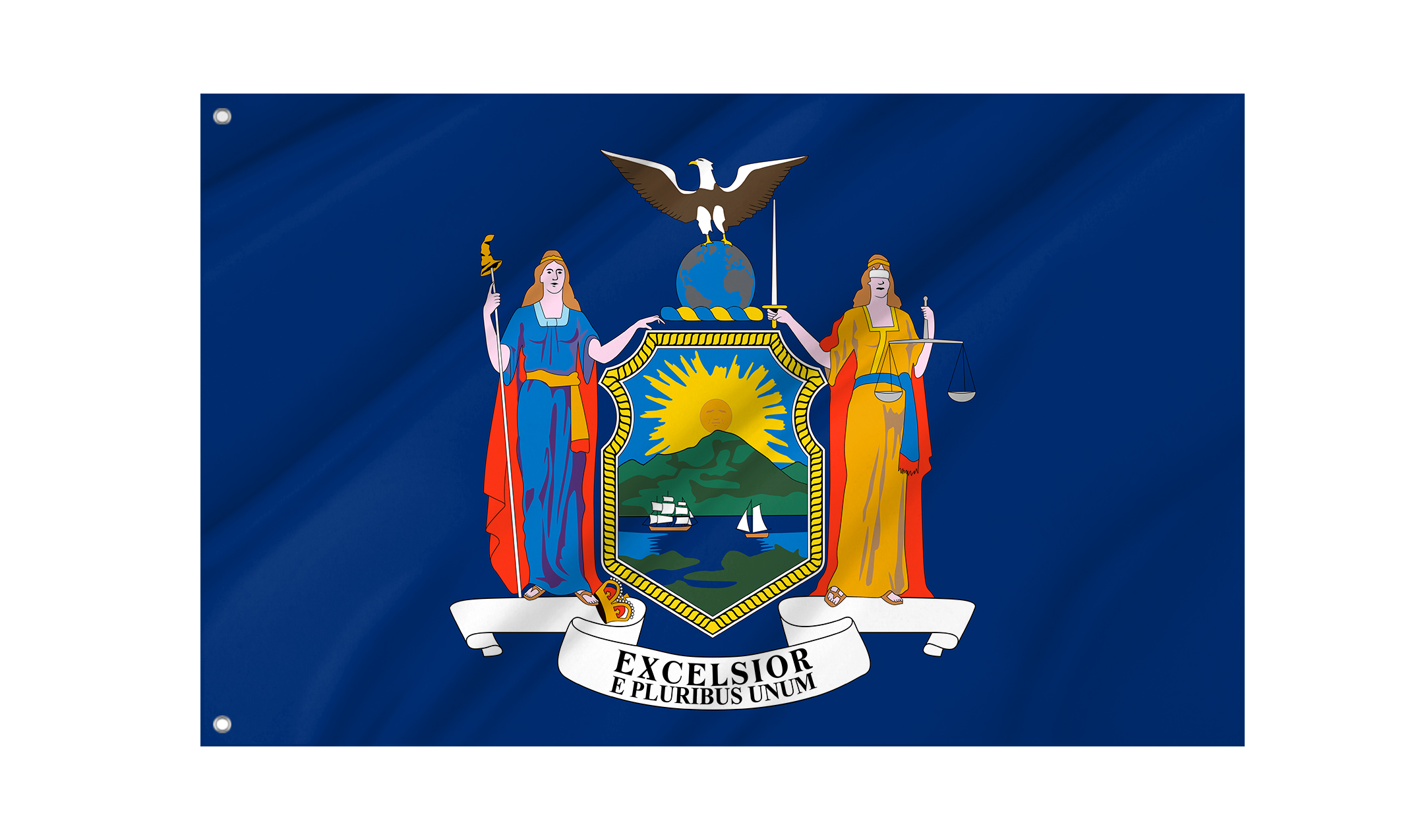 New York State Flag for Indoor & Outdoor Use