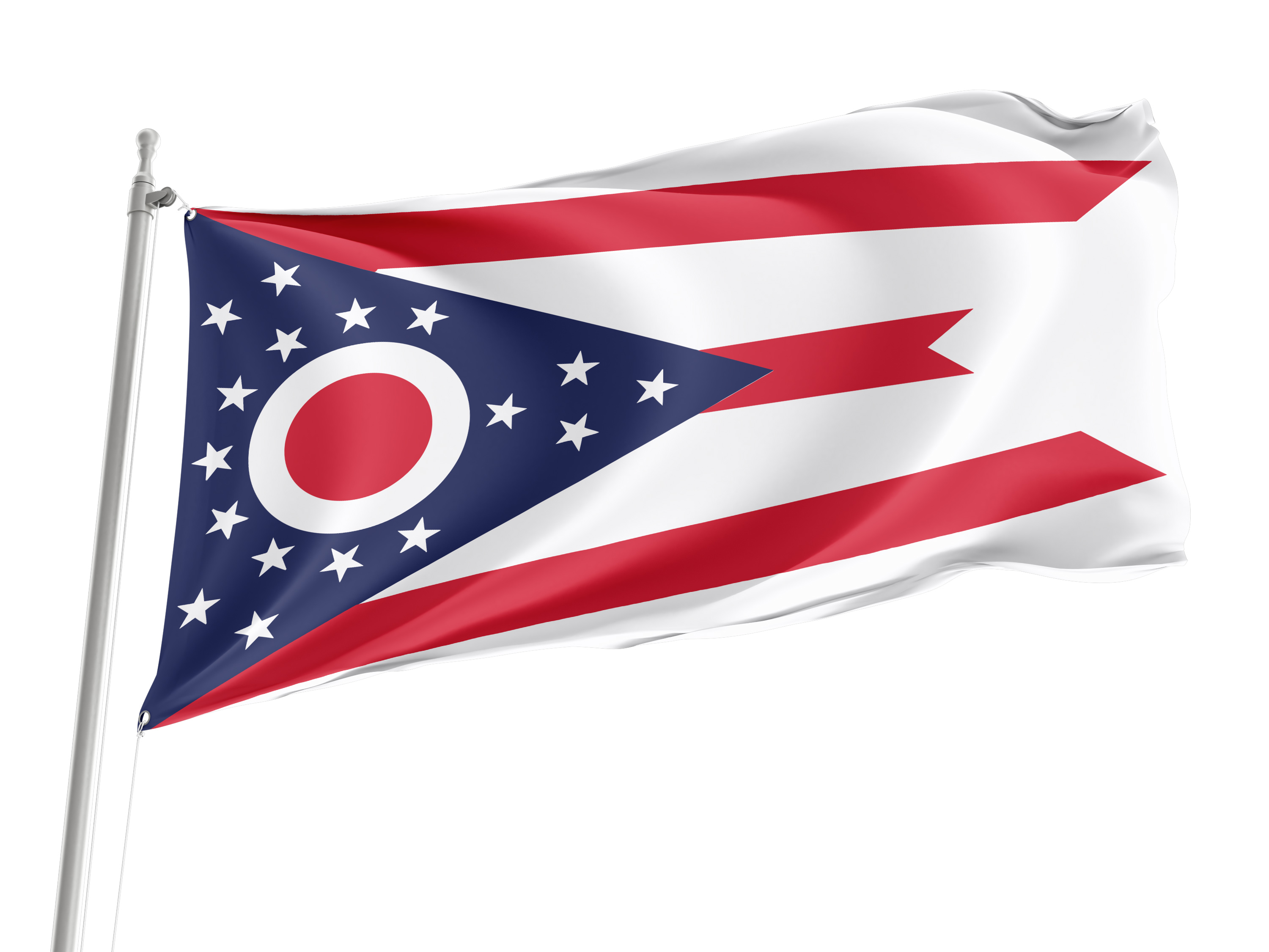 Ohio State Flag for Indoor & Outdoor Use