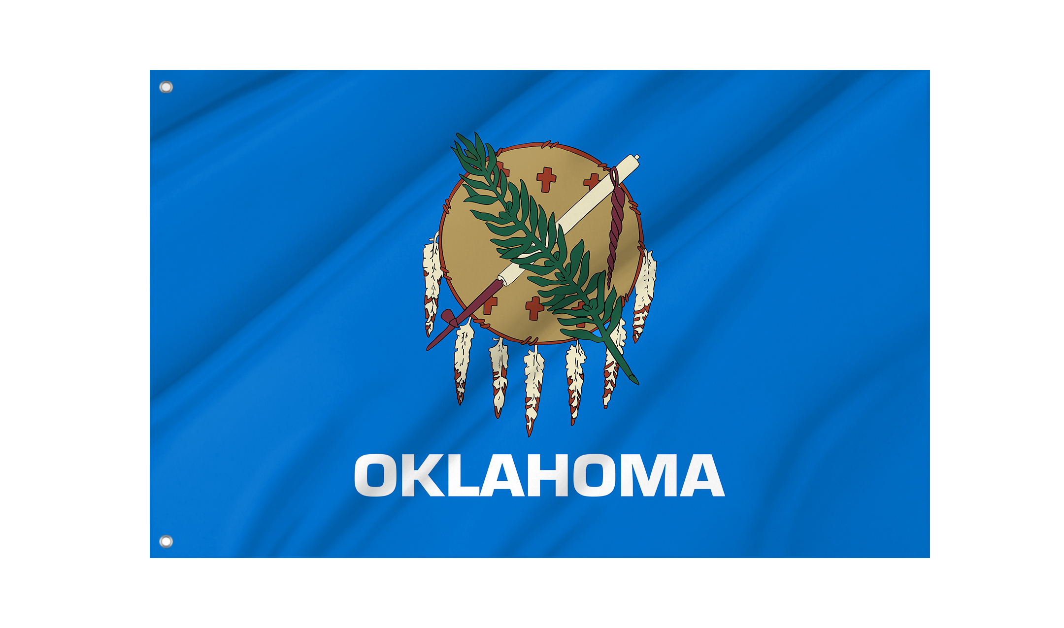 Oklahoma State Flag for Indoor & Outdoor Use