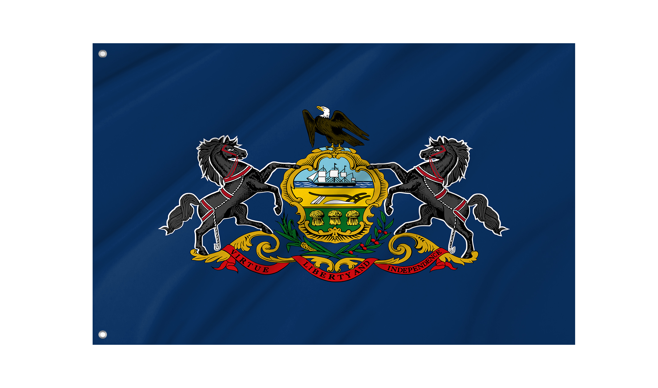 Pennsylvania State Flag for Indoor & Outdoor Use