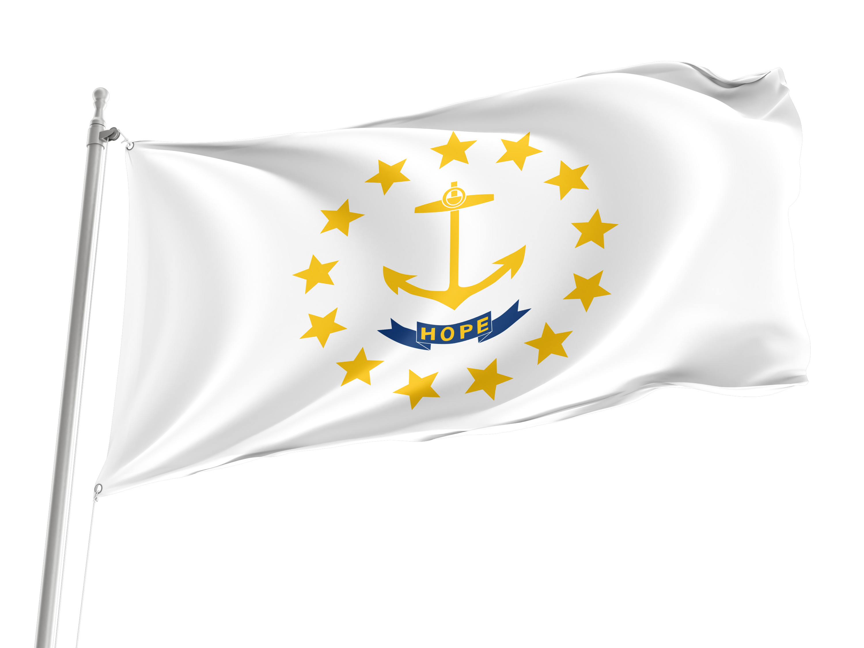 Rhode Island State Flag for Indoor & Outdoor Use