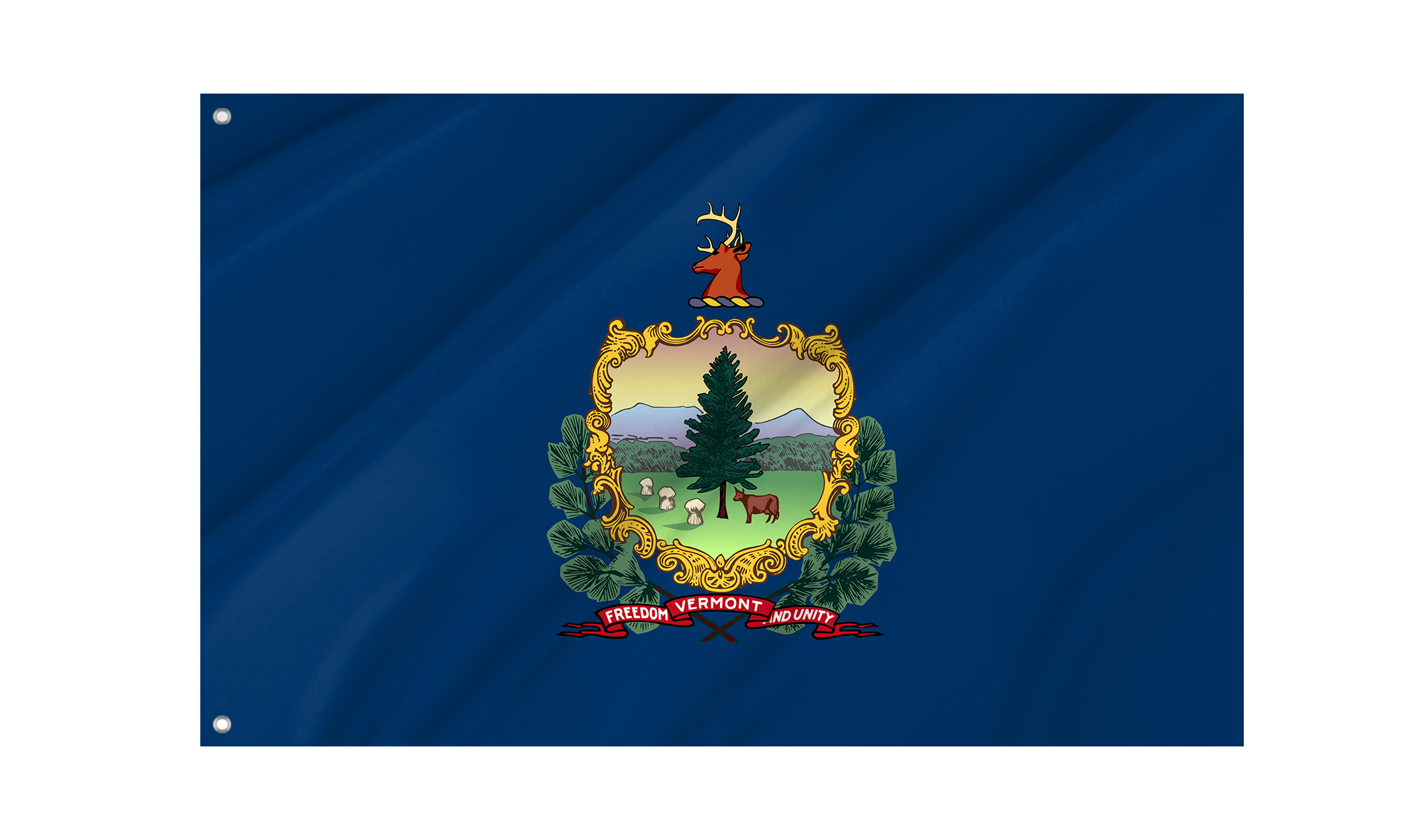 Vermont State Flag for Indoor & Outdoor Use