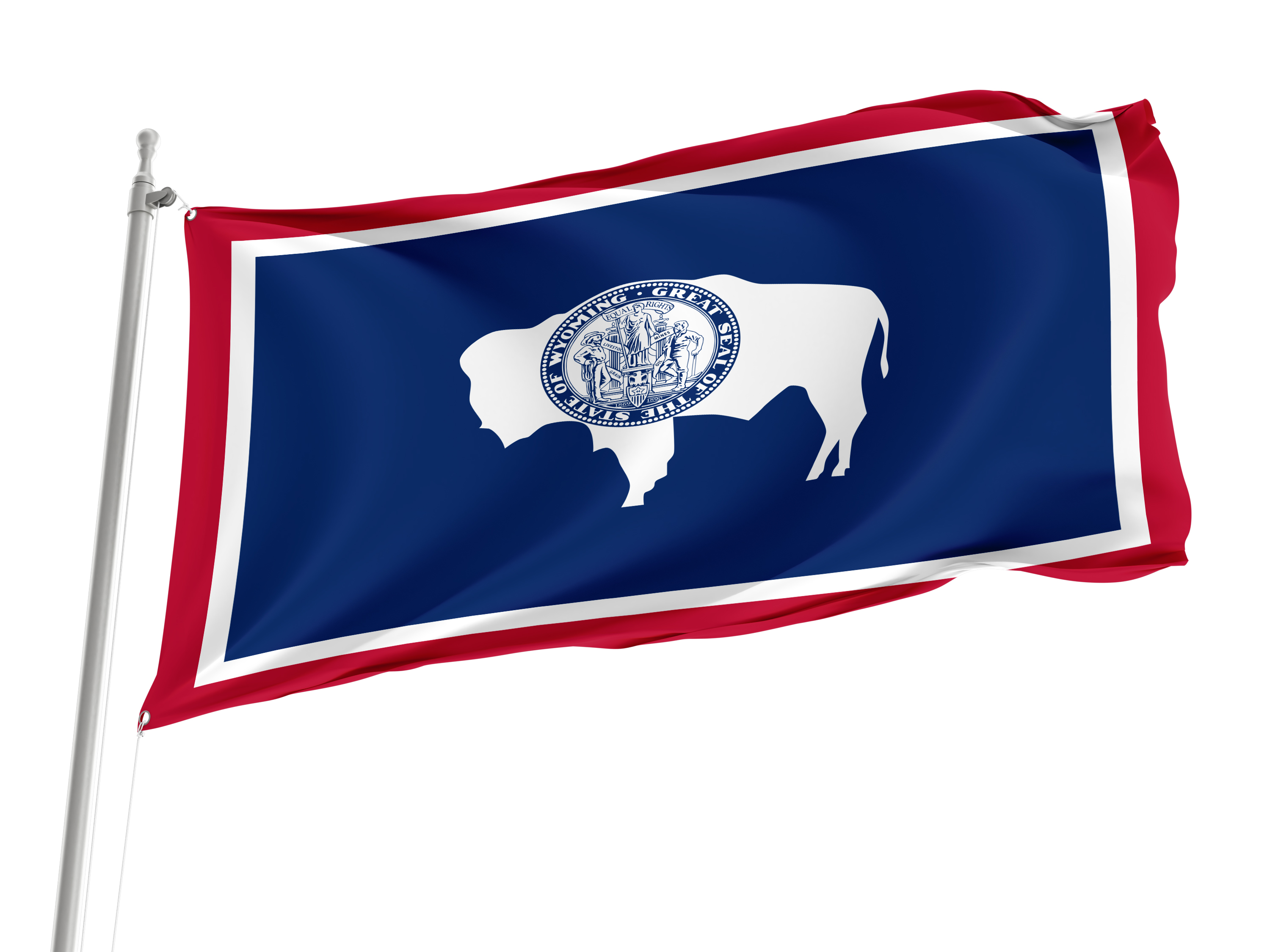 Wyoming State Flag for Indoor & Outdoor Use