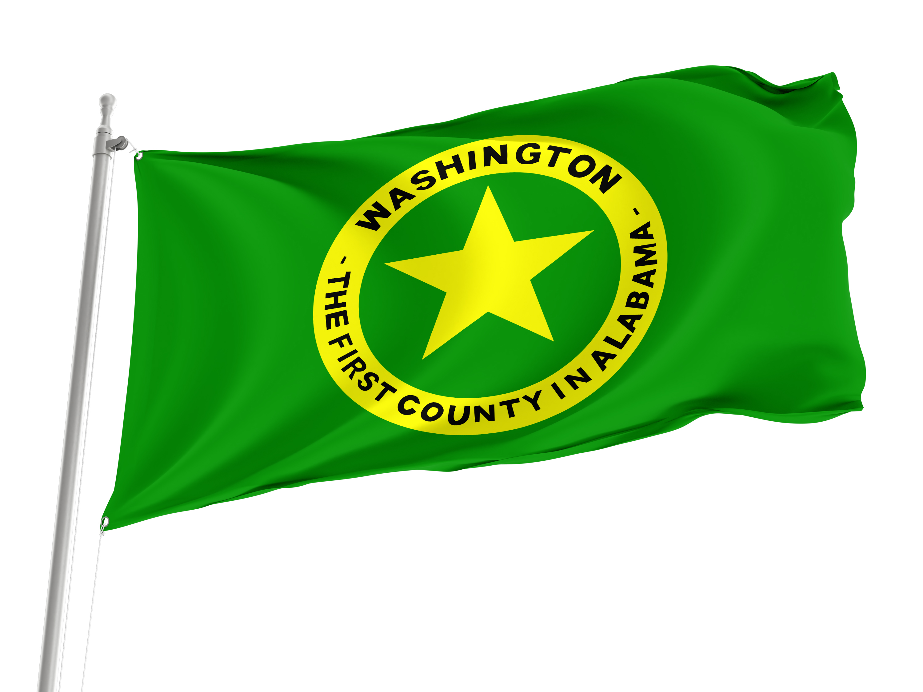 Washington County, Alabama Flag for Indoor & Outdoor Use