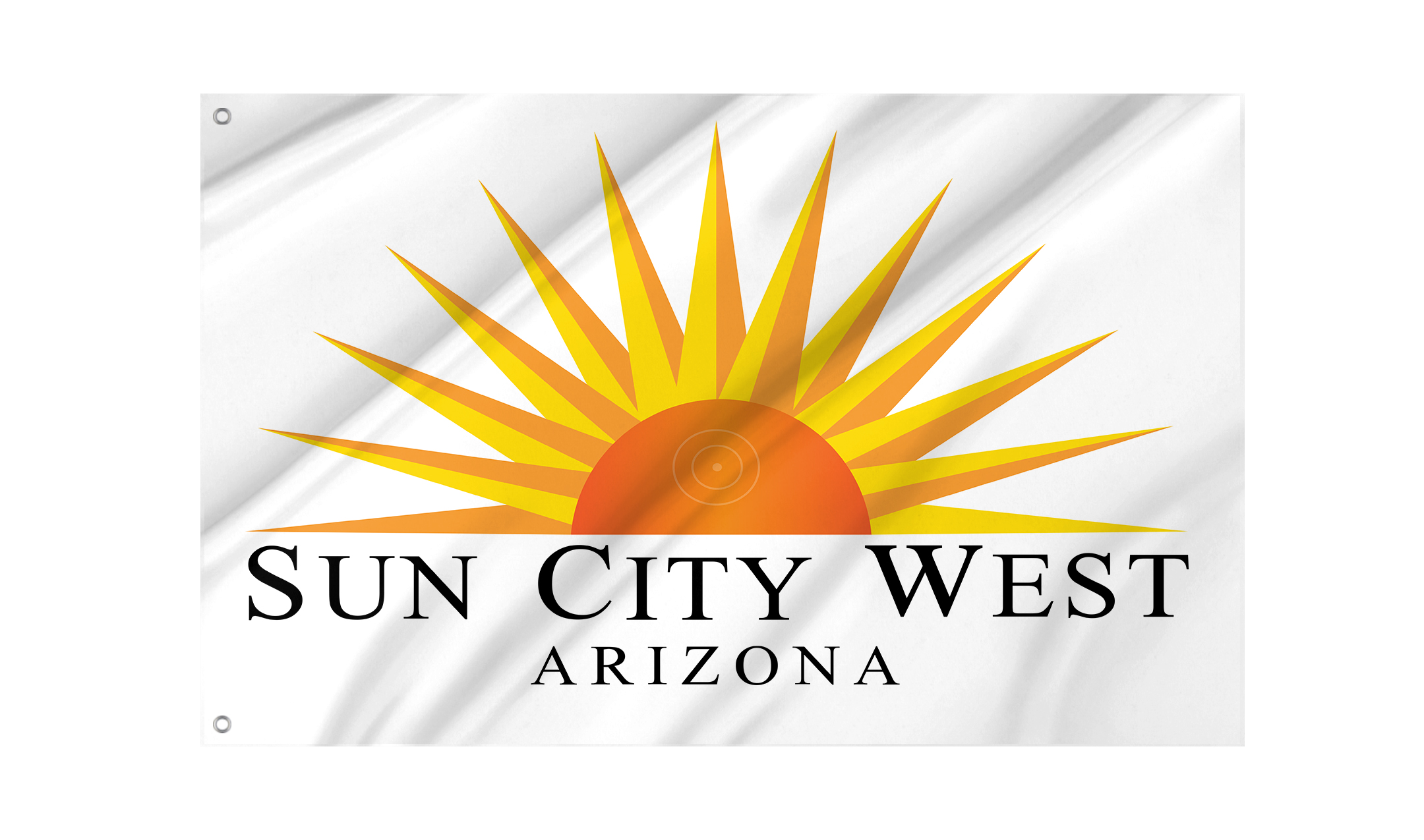 Sun City West Flag for Indoor & Outdoor Use