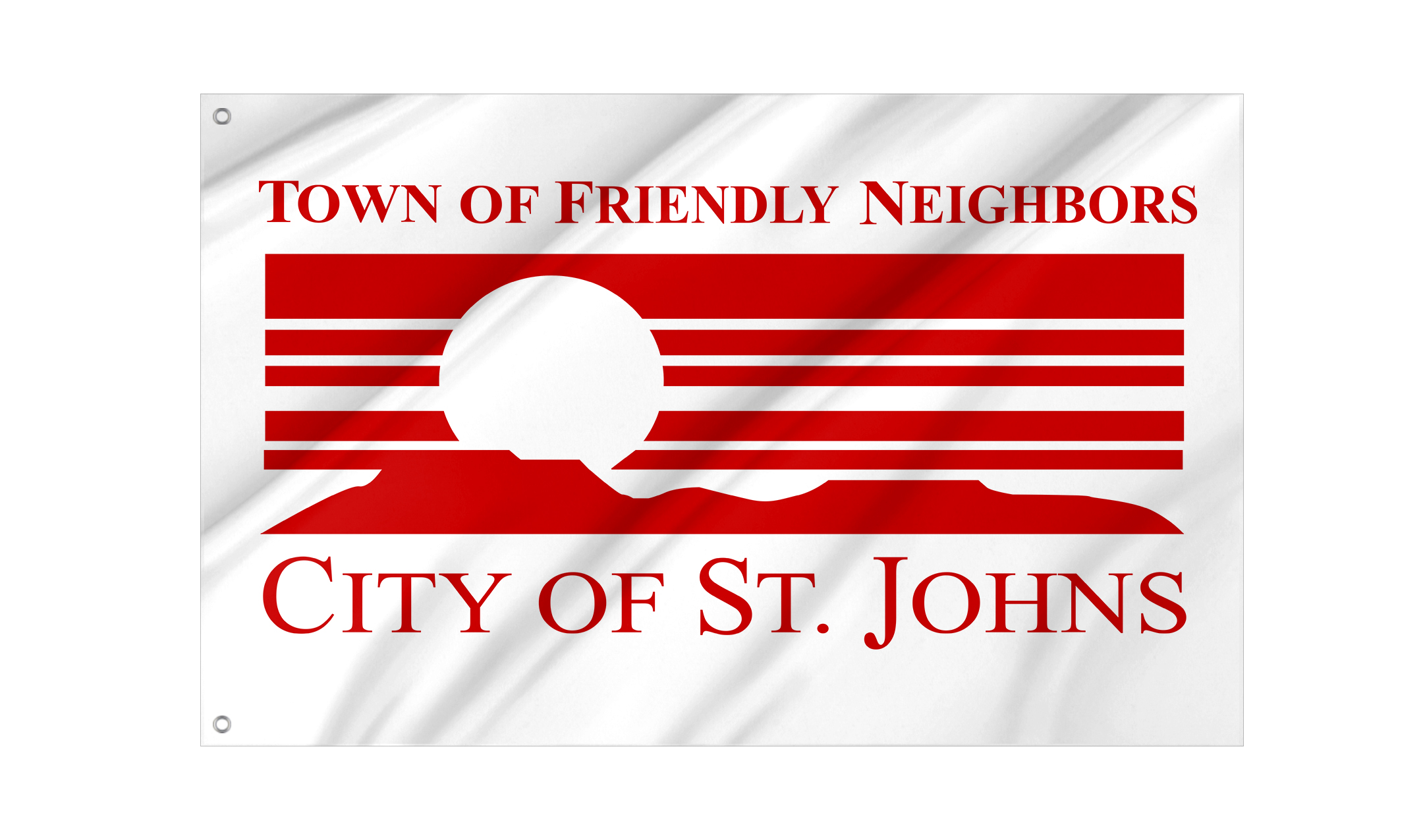 City of St. Johns Flag for Indoor & Outdoor Use