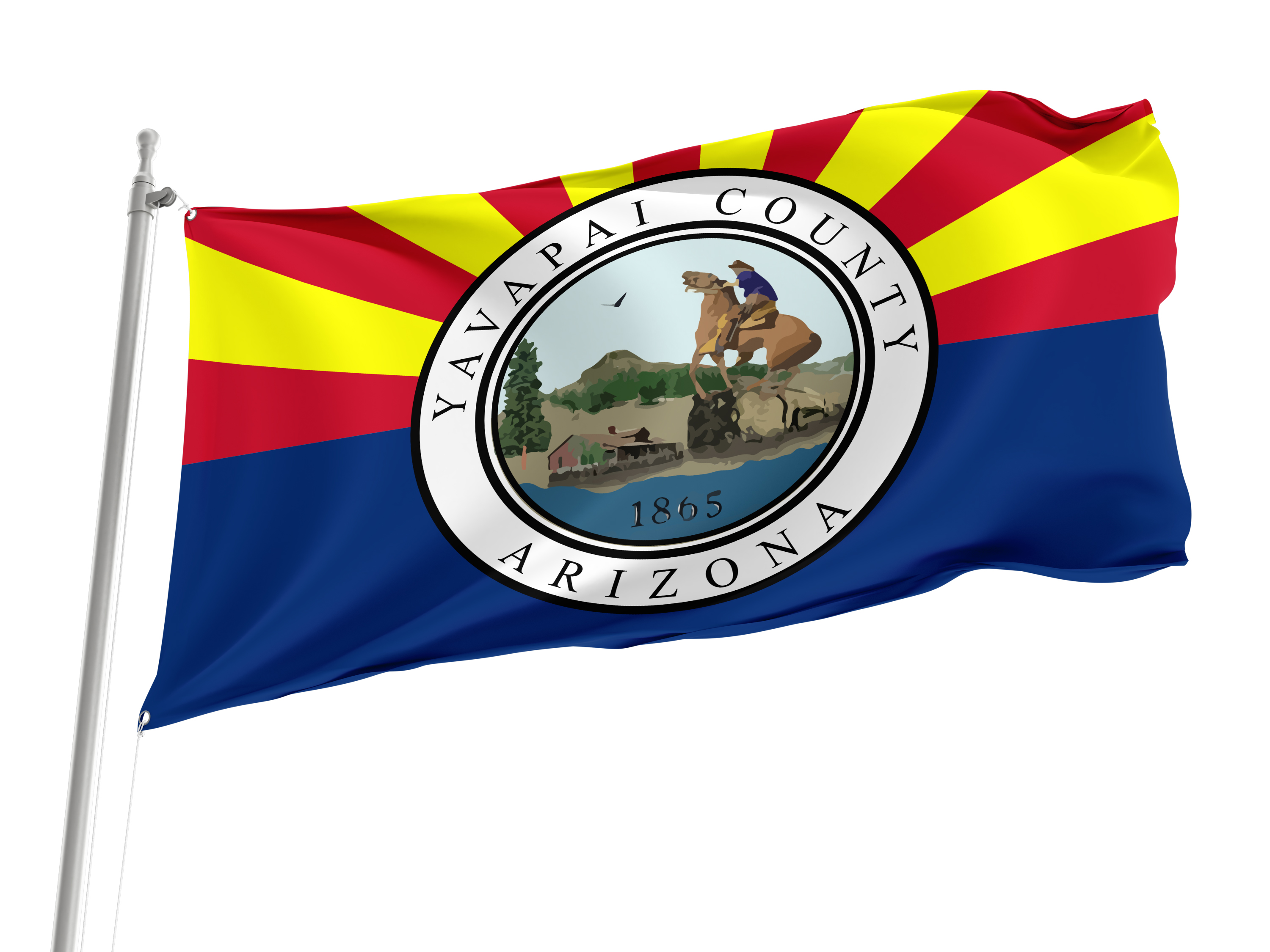 Yavapai County, Arizona Flag for Indoor & Outdoor Use