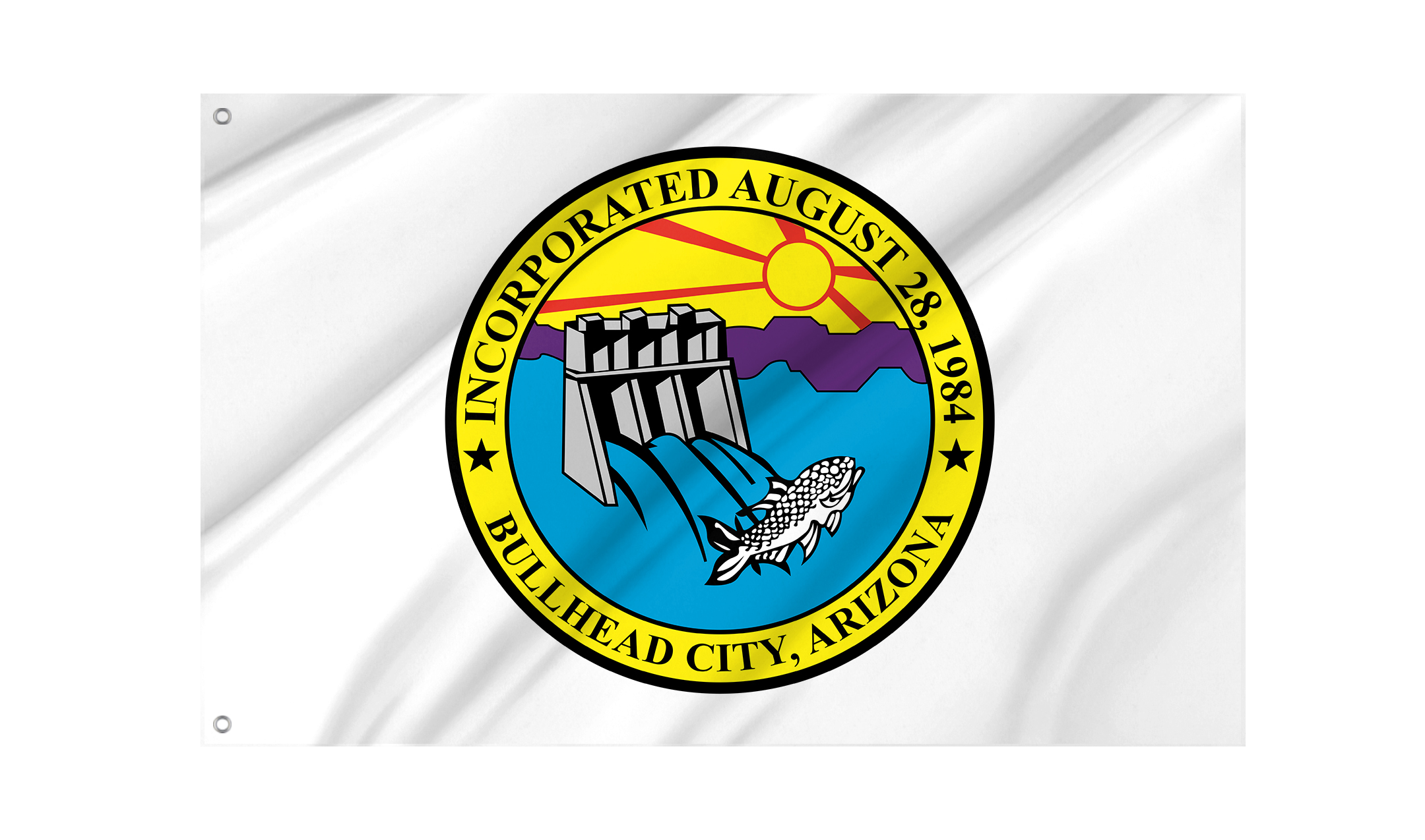 Bullhead City Flag for Indoor & Outdoor Use