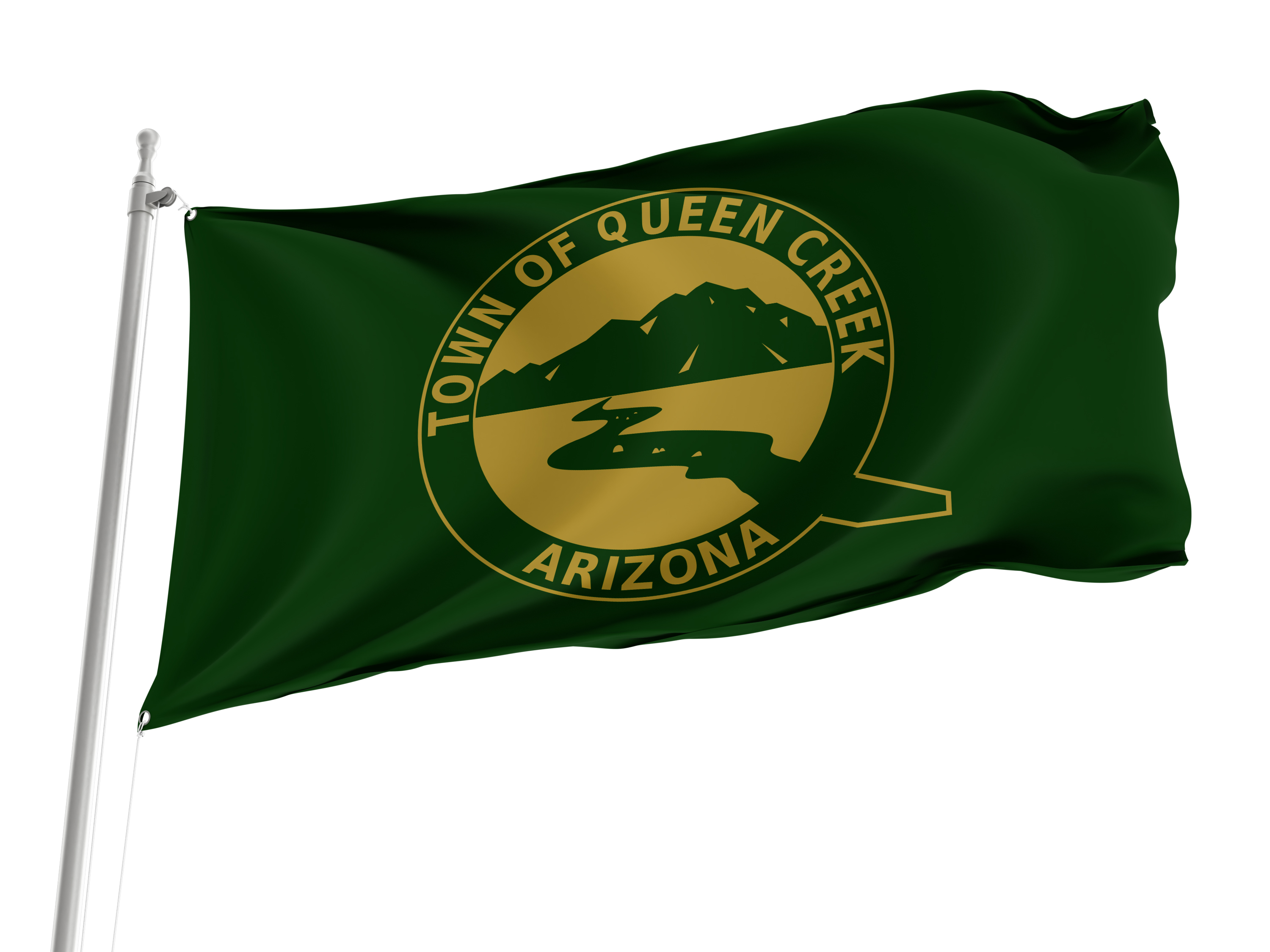 Queen Creek Flag for Indoor & Outdoor Use