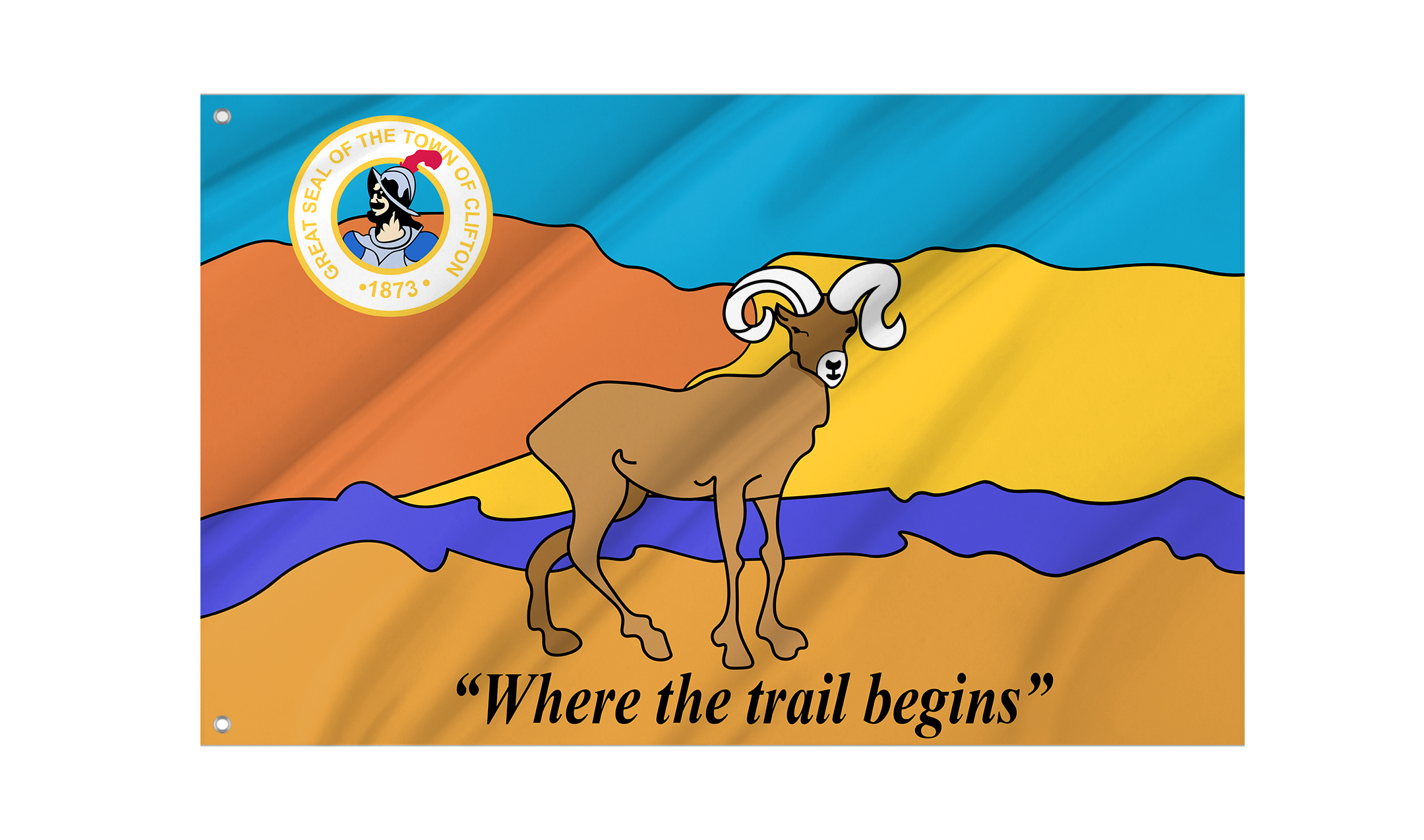 Clifton, Arizona Flag for Indoor & Outdoor Use