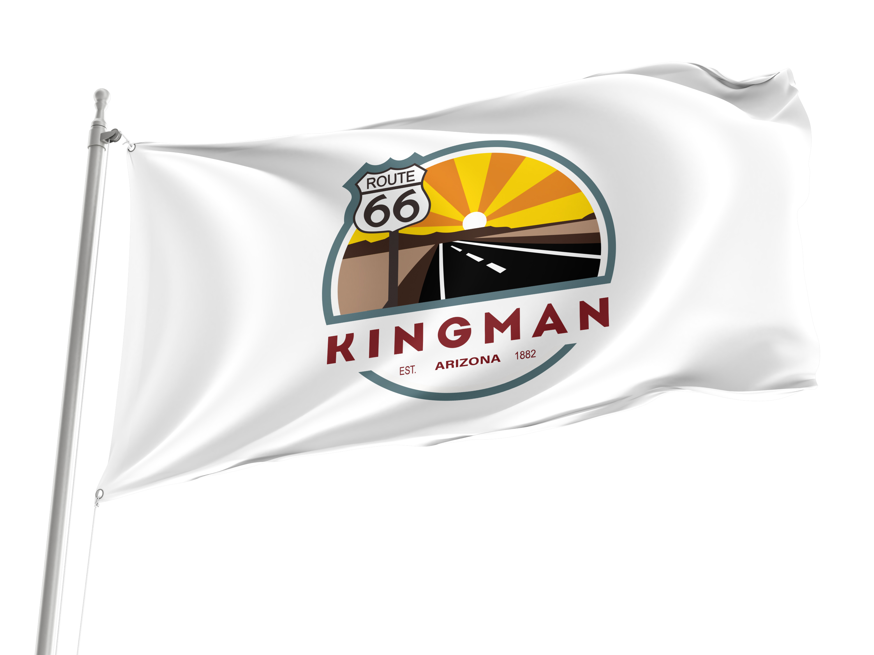Kingman, Arizona Flag for Indoor & Outdoor Use