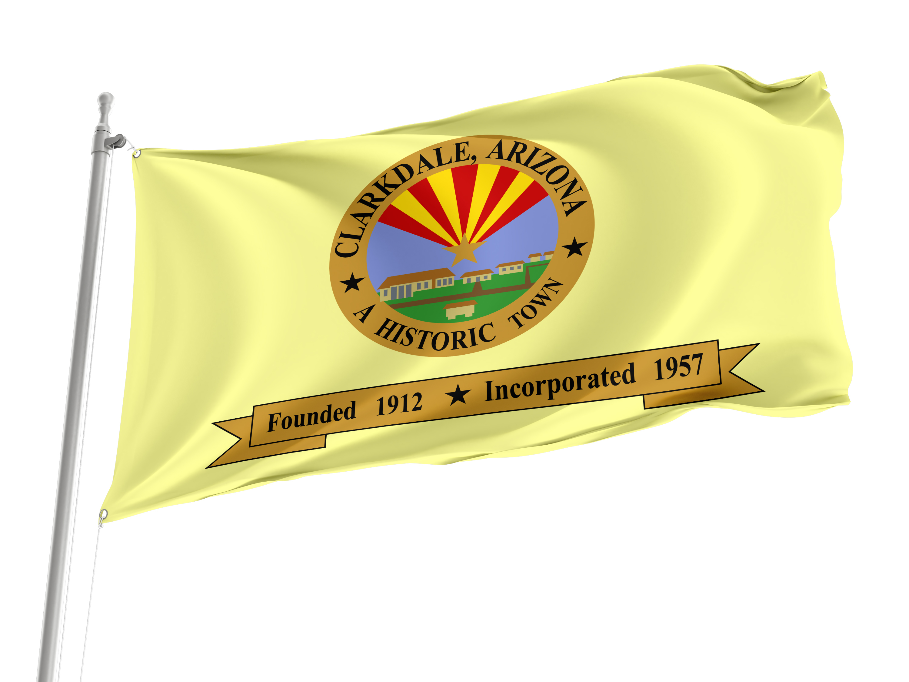 Clarkdale Flag for Indoor & Outdoor Use