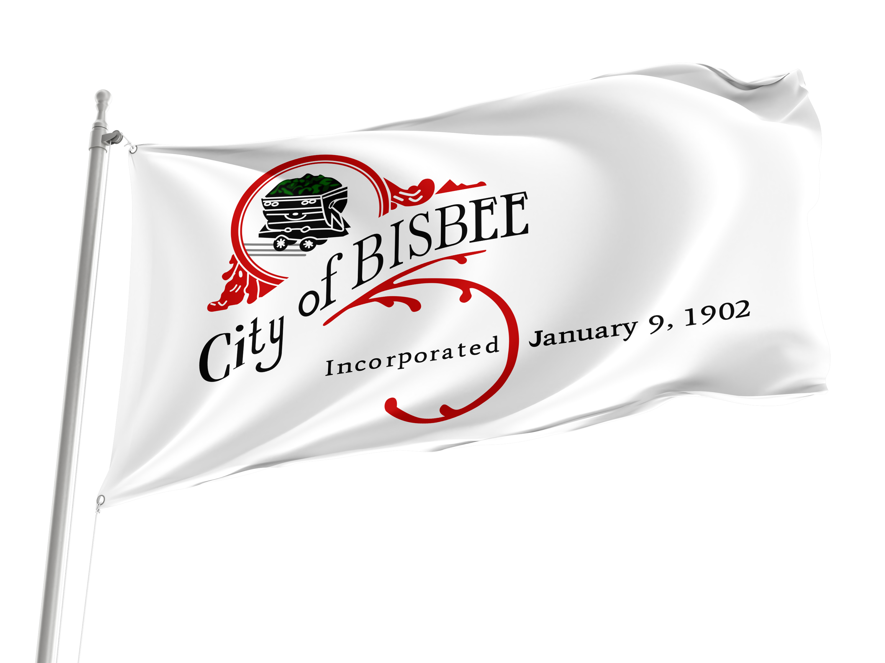 Bisbee City Flag for Indoor & Outdoor Use