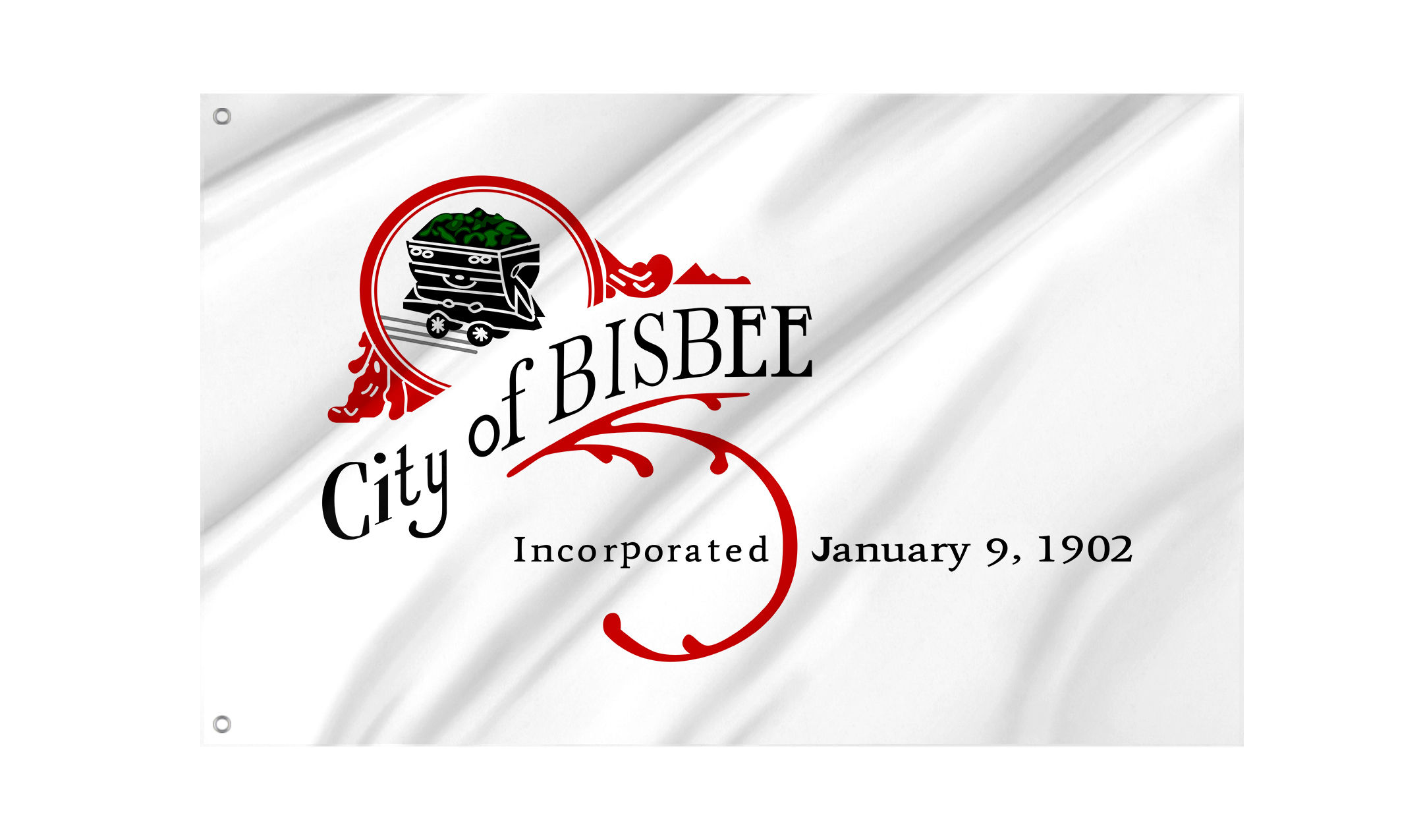 Bisbee City Flag for Indoor & Outdoor Use