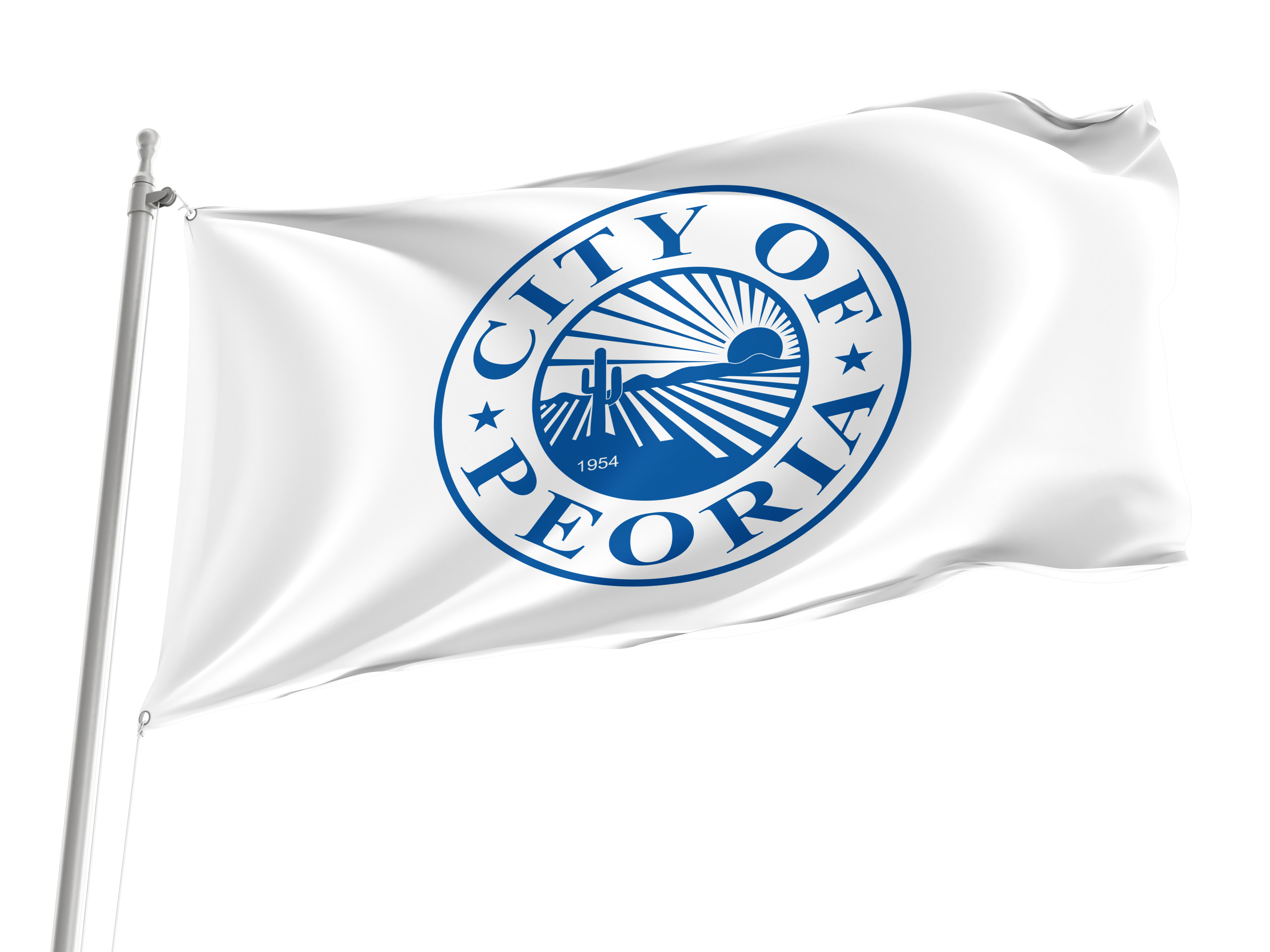 Peoria City Flag for Indoor & Outdoor Use