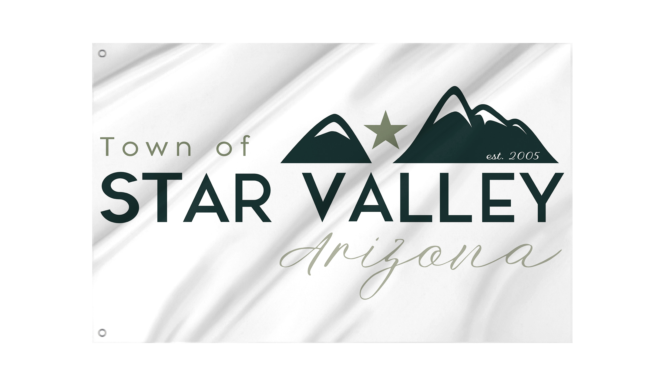 Star Valley Town Flag for Indoor & Outdoor Use