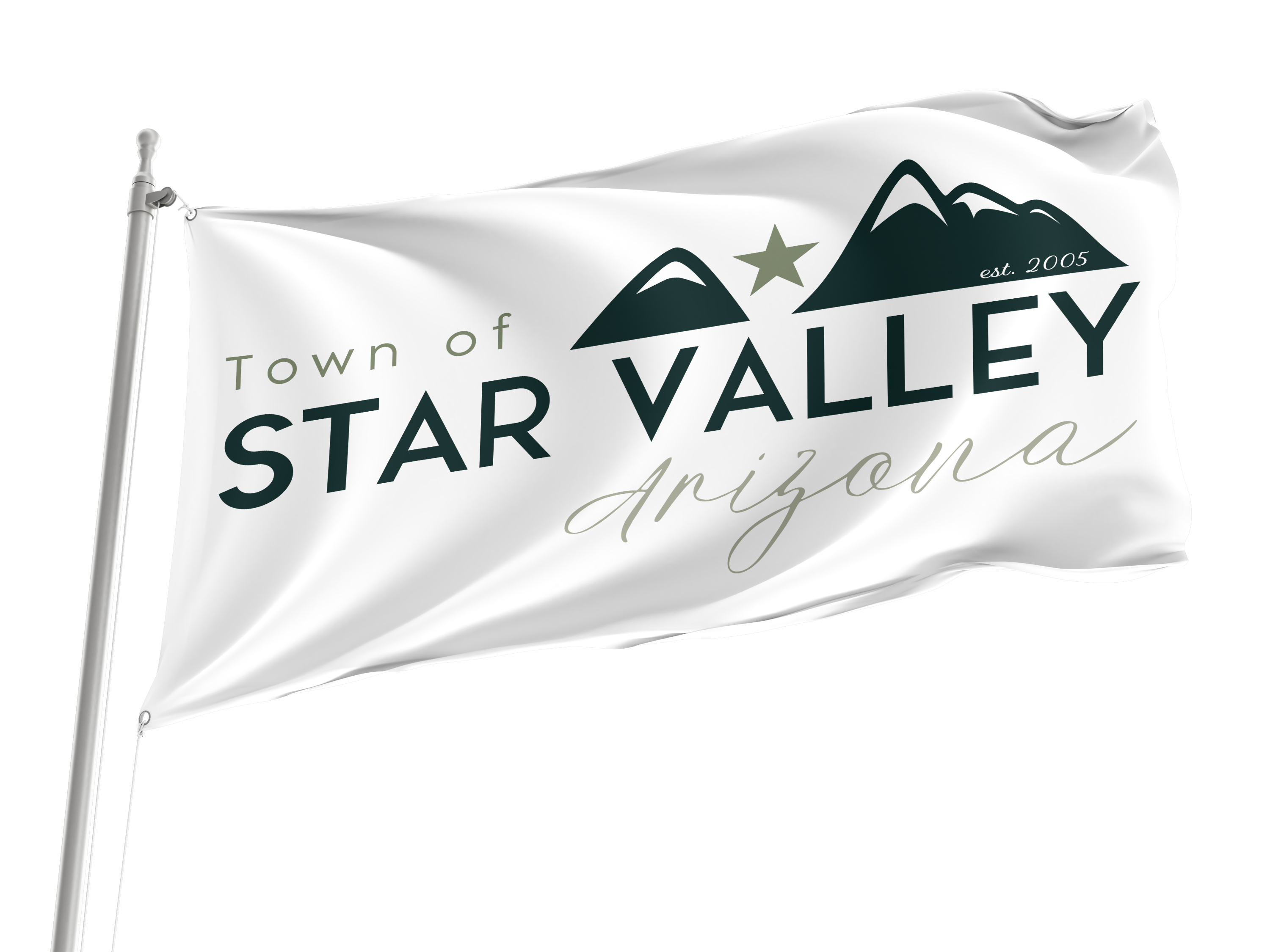 Star Valley Town Flag for Indoor & Outdoor Use