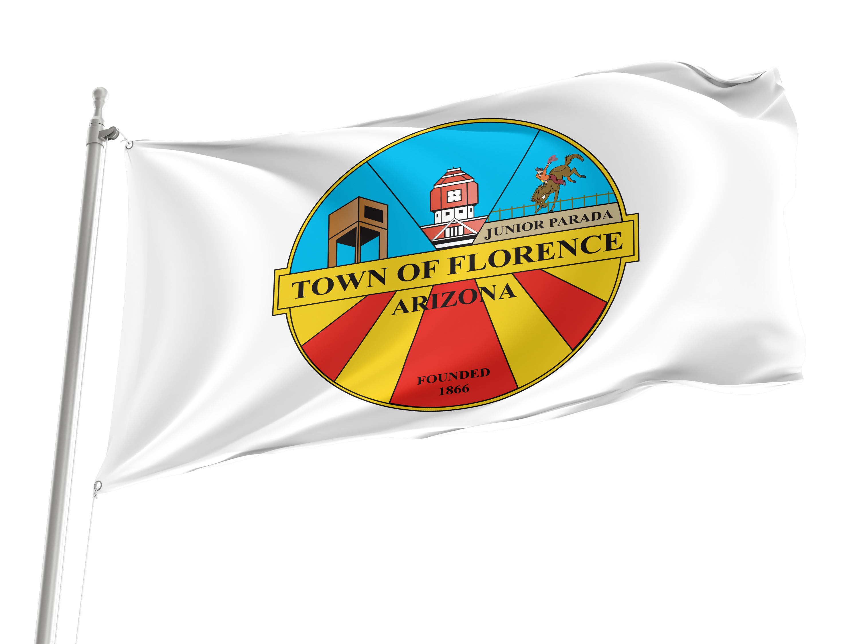 Florence Town Flag for Indoor & Outdoor Use