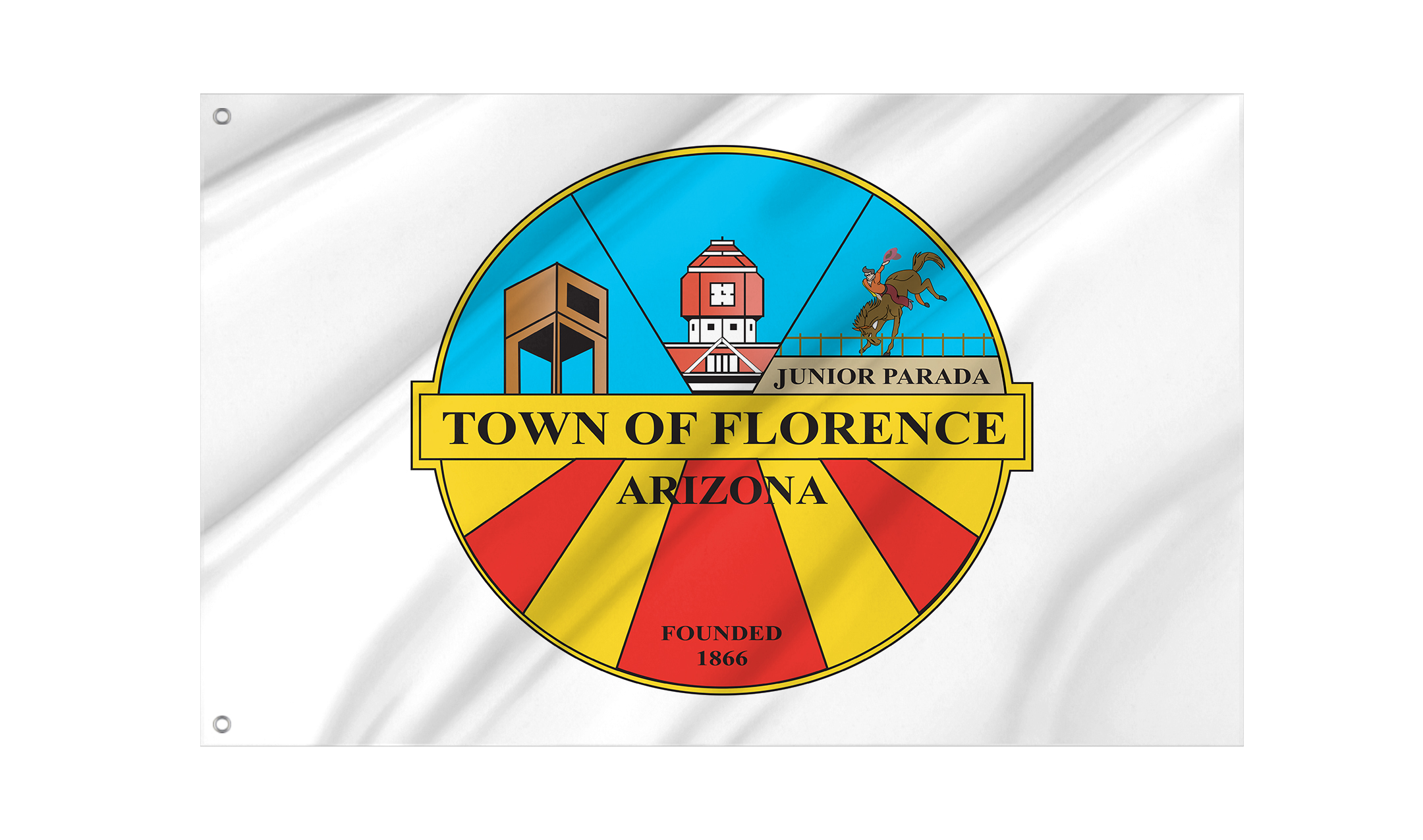 Florence Town Flag for Indoor & Outdoor Use