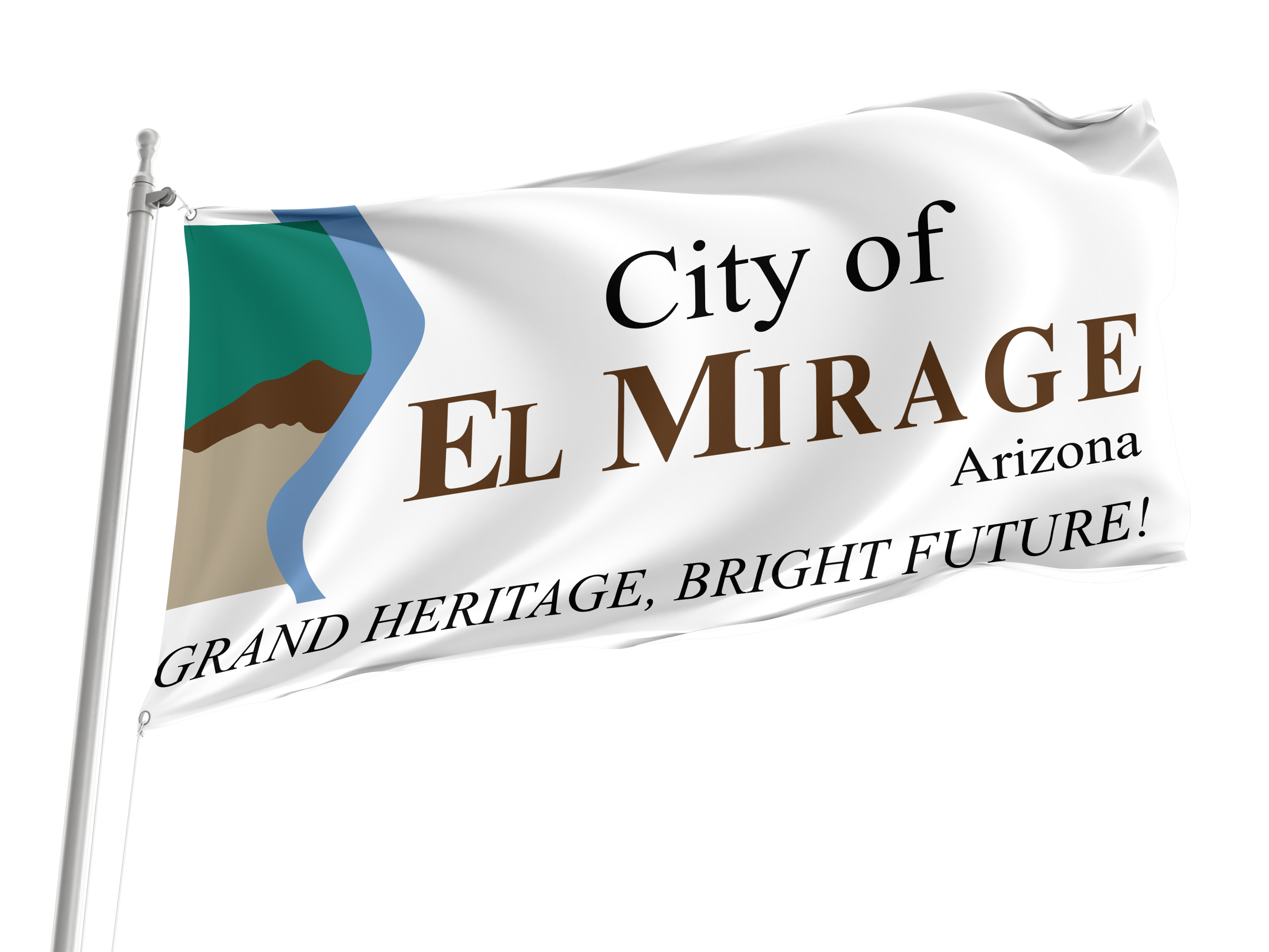 El Mirage City Flag for Indoor & Outdoor Use