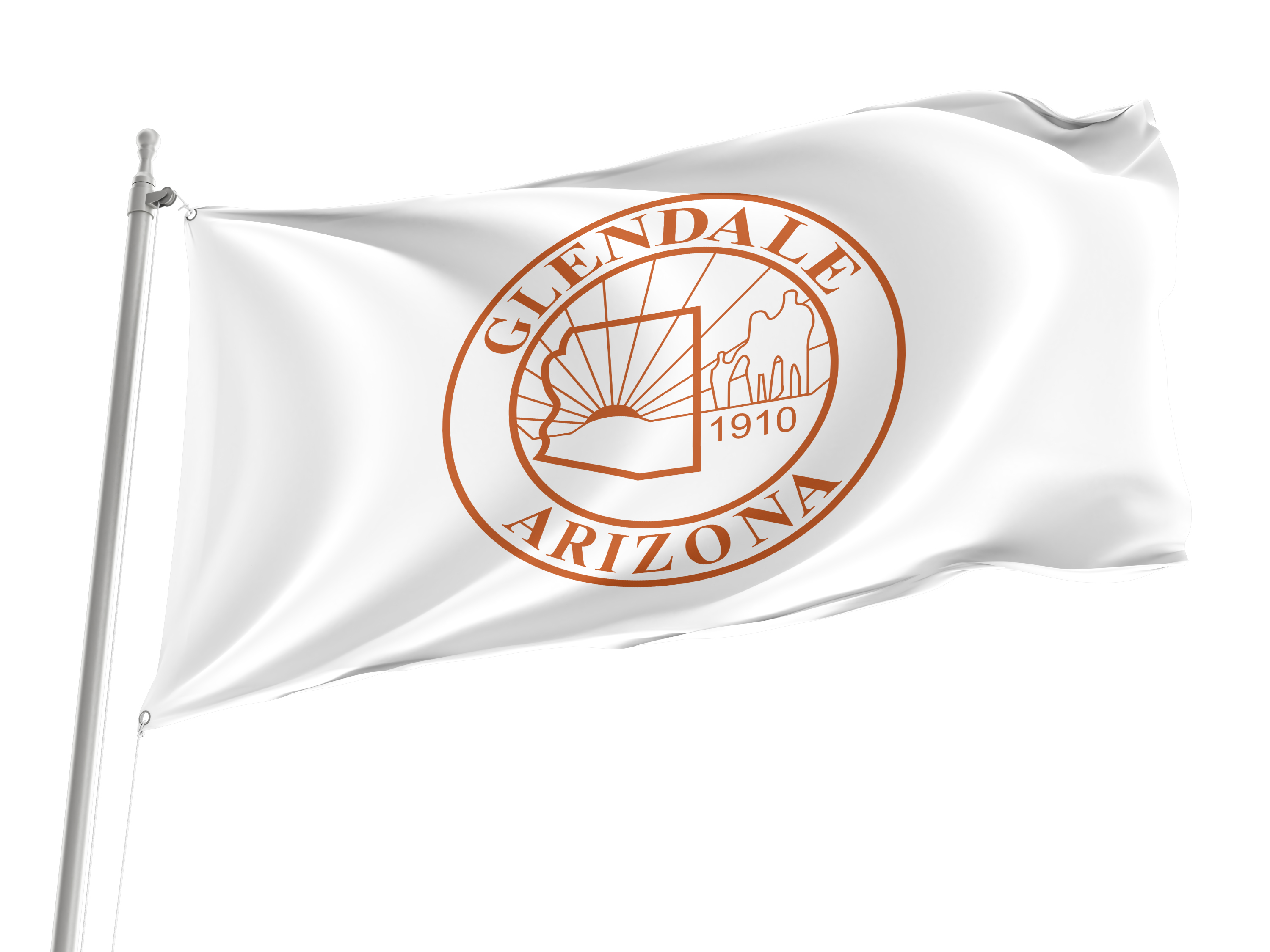 Former Flag of Glendale for Indoor & Outdoor Use