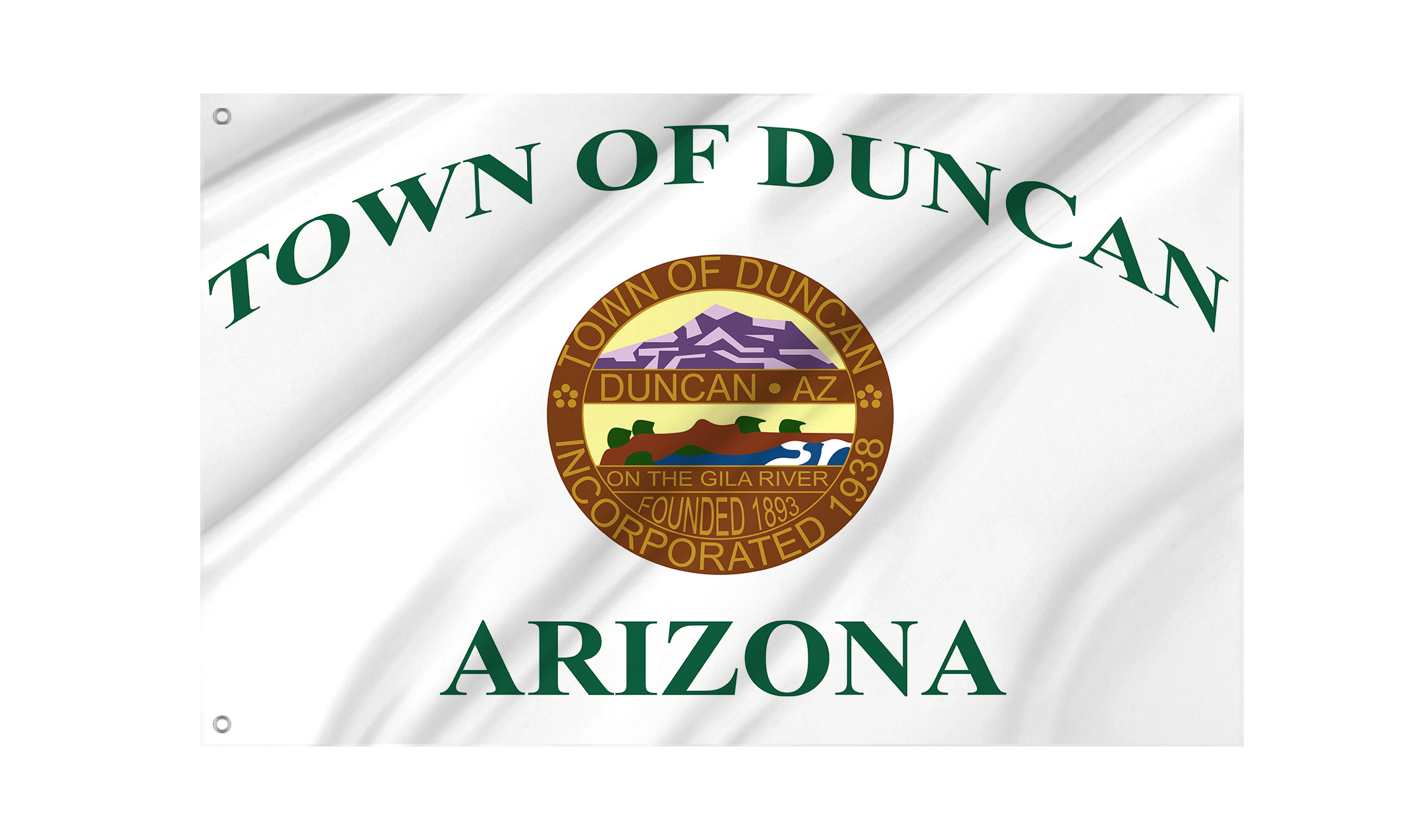 Duncan City Flag for Indoor & Outdoor Use