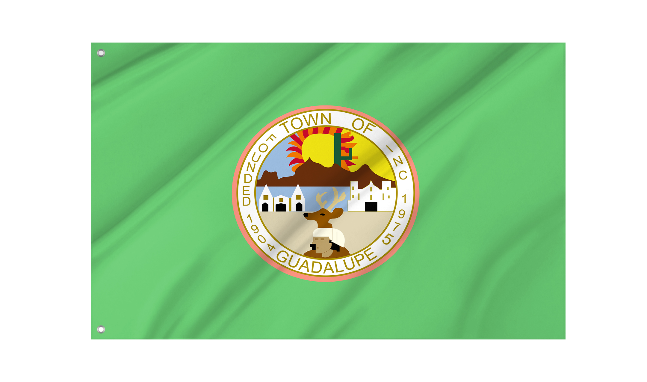 Guadalupe City Flag for Indoor & Outdoor Use