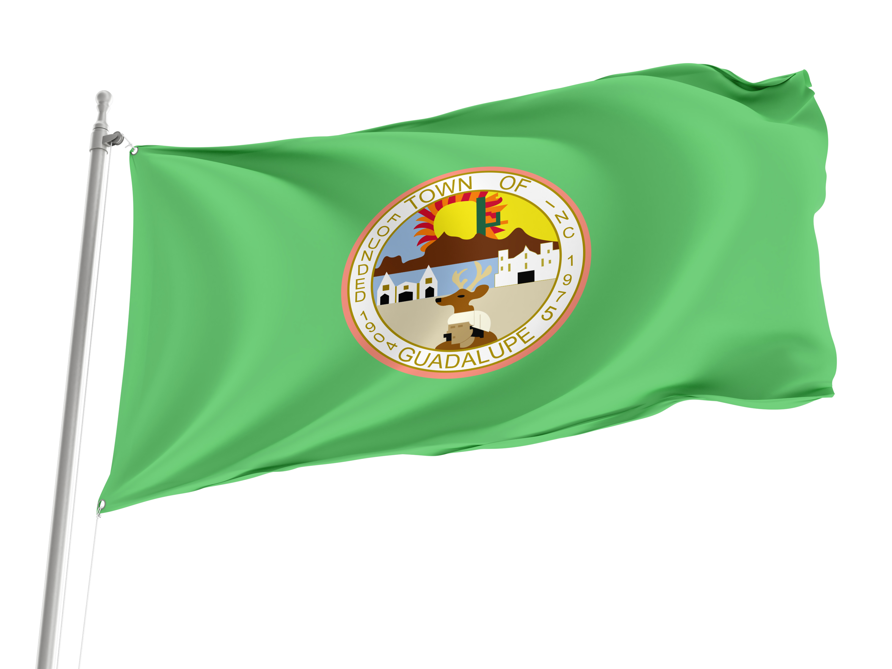 Guadalupe City Flag for Indoor & Outdoor Use