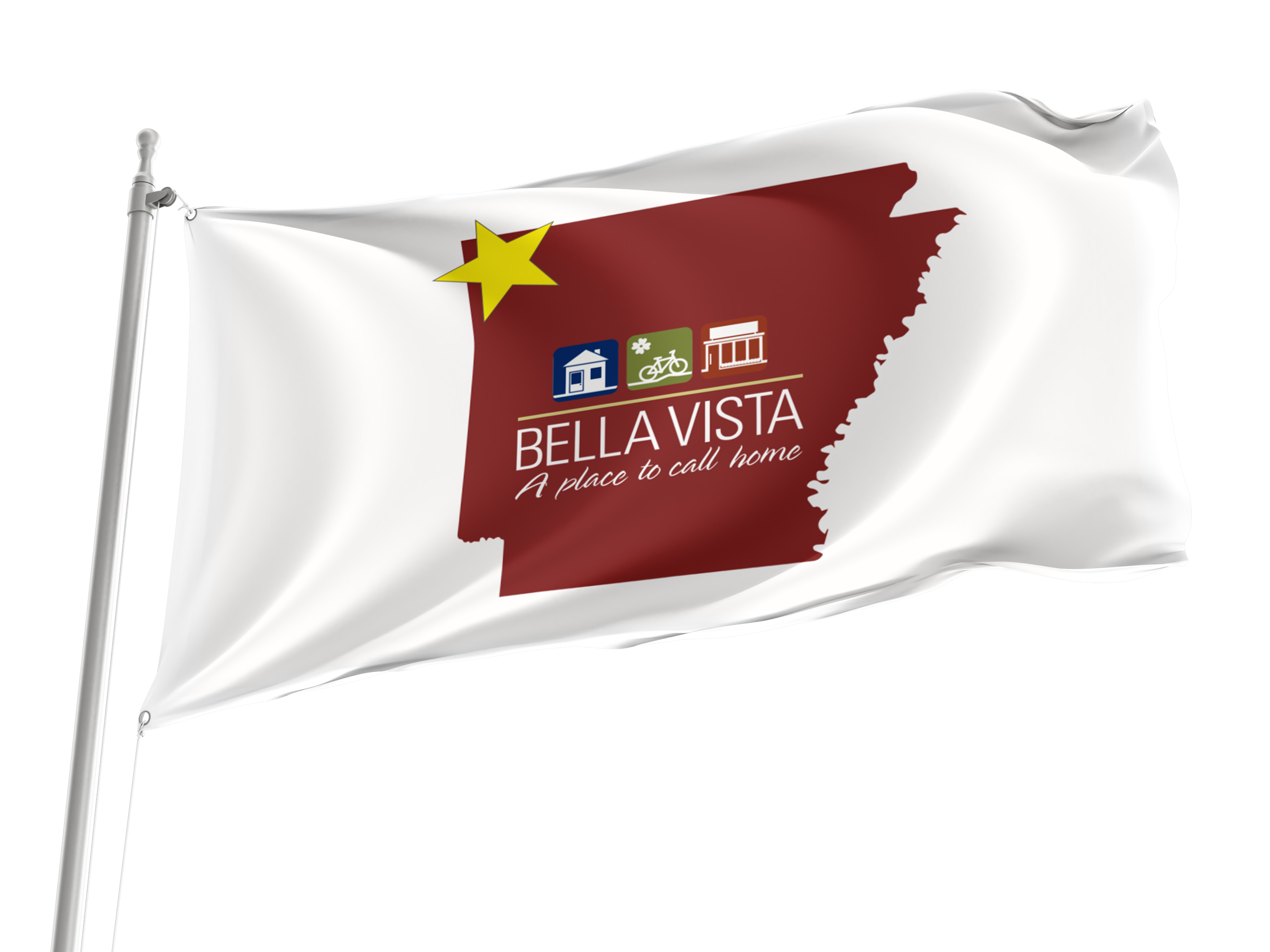 Bella Vista Flag for Indoor & Outdoor Use