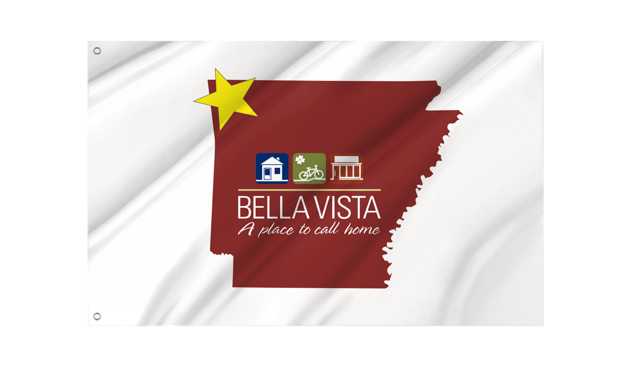 Bella Vista Flag for Indoor & Outdoor Use