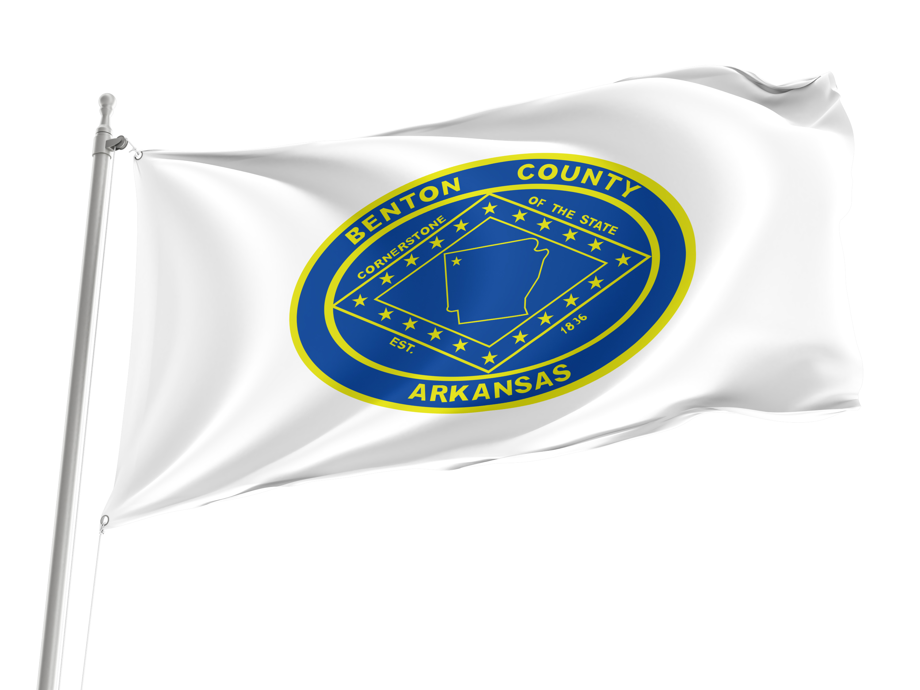 Benton County, Arkansas Flag for Indoor & Outdoor Use