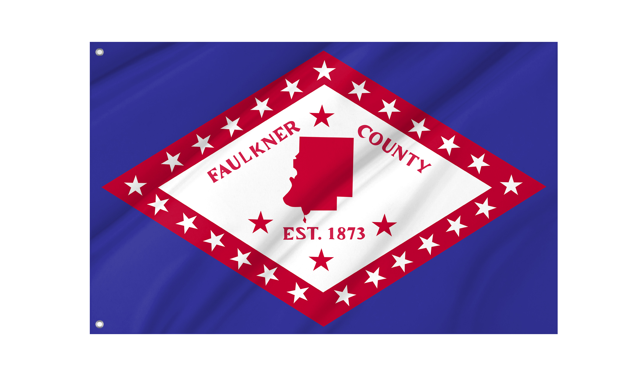 Faulkner County Flag for Indoor & Outdoor Use