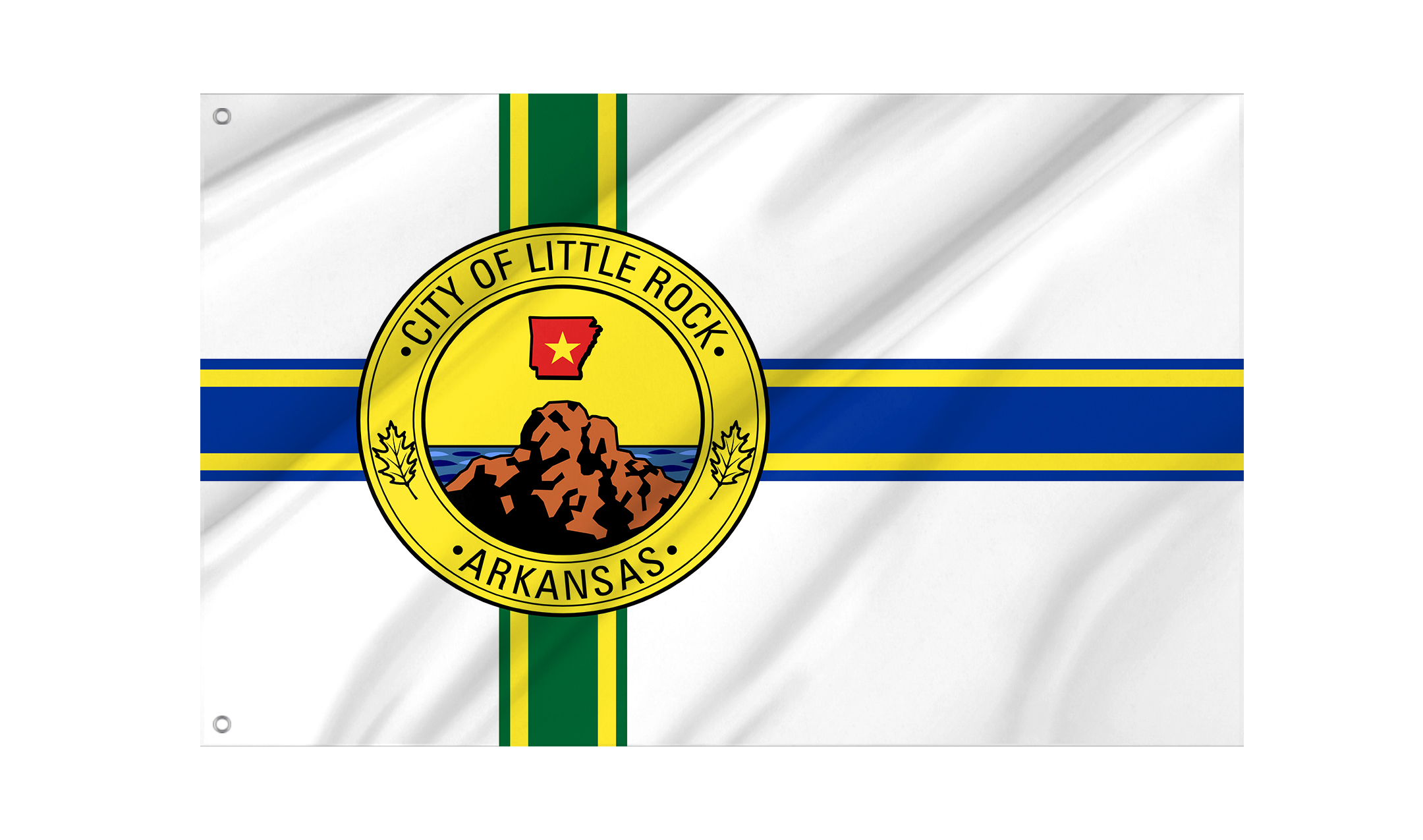 Little Rock Flag for Indoor & Outdoor Use