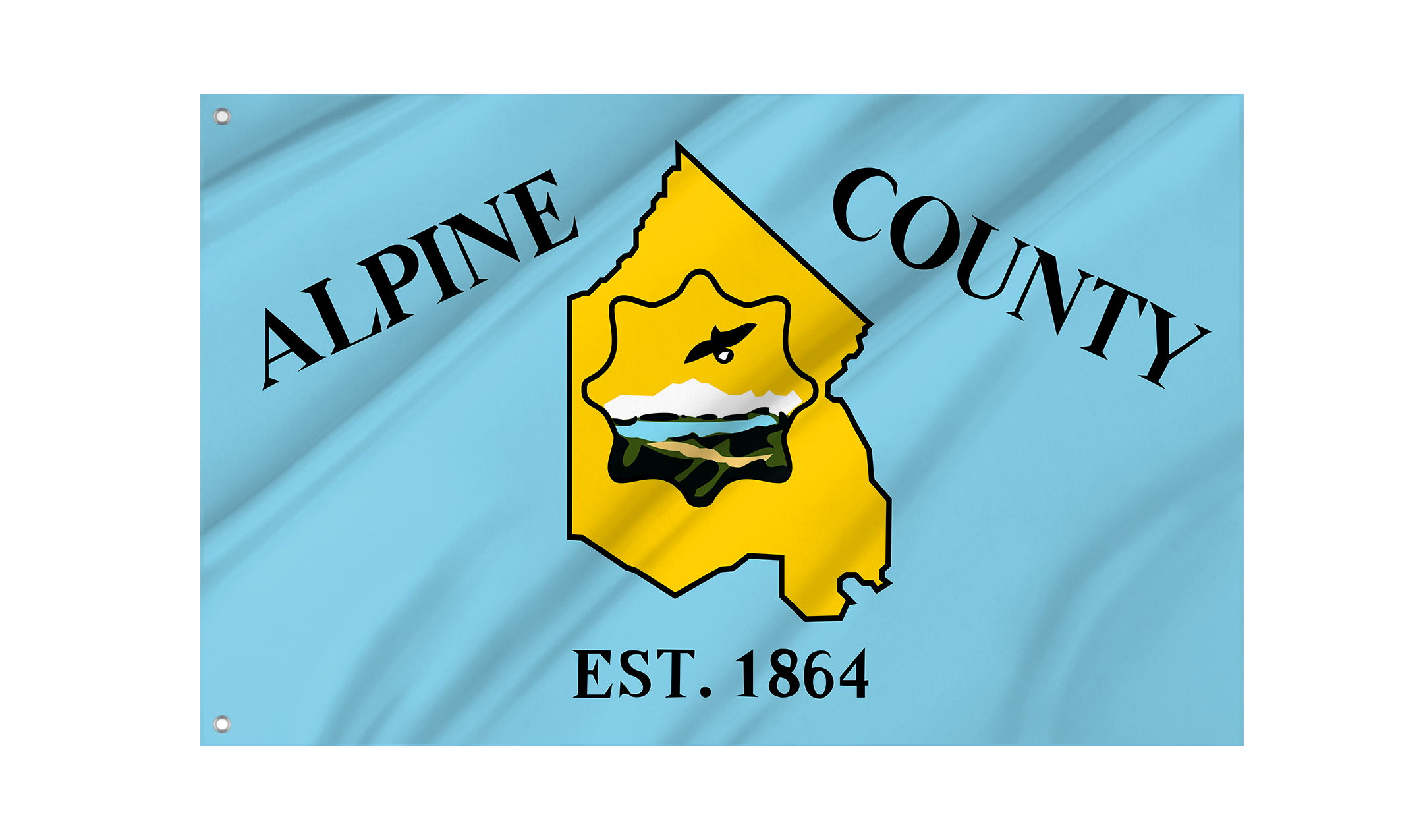 Alpine County Flag for Indoor & Outdoor Use