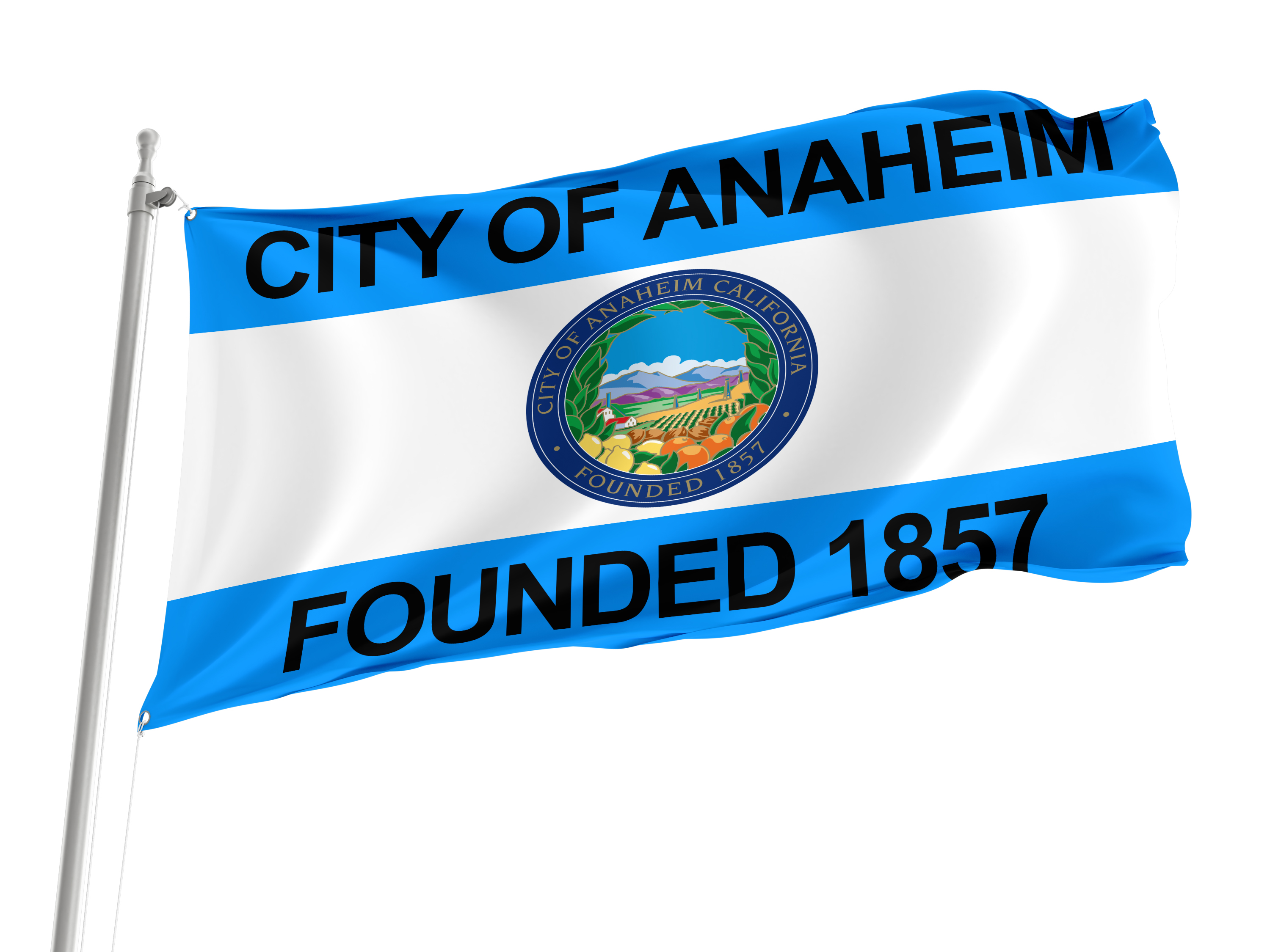 Anaheim City Flag for Indoor & Outdoor Use