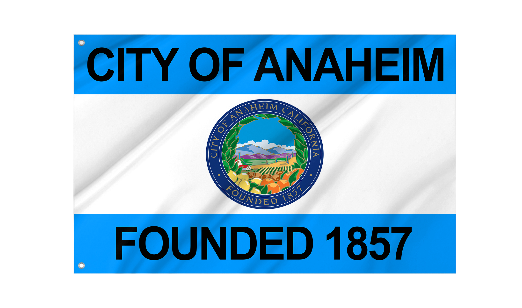 Anaheim City Flag for Indoor & Outdoor Use