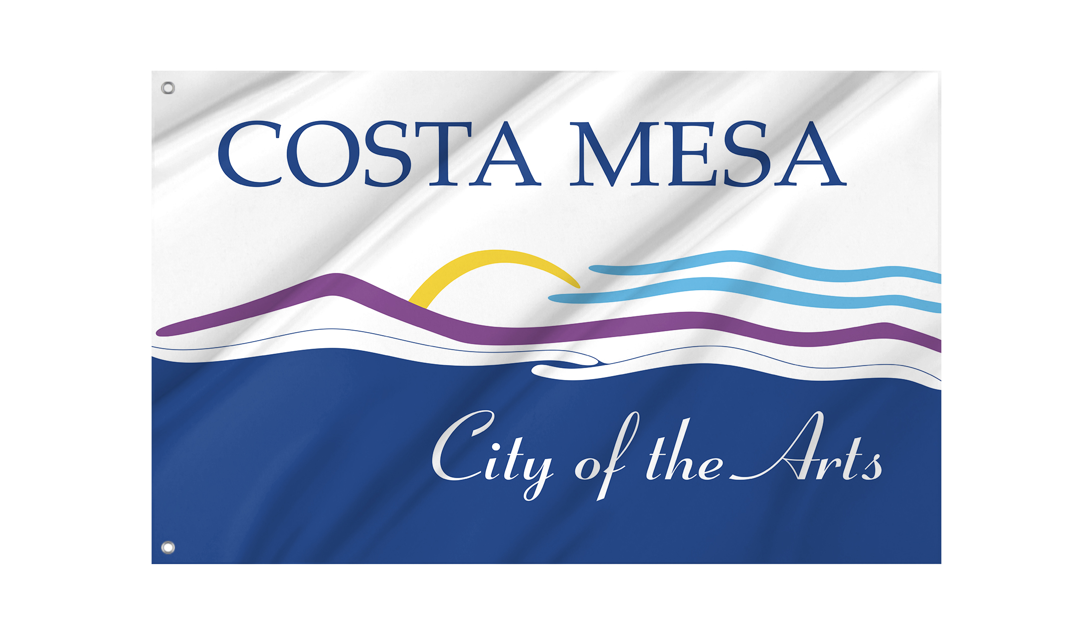 Costa Mesa City Flag for Indoor & Outdoor Use