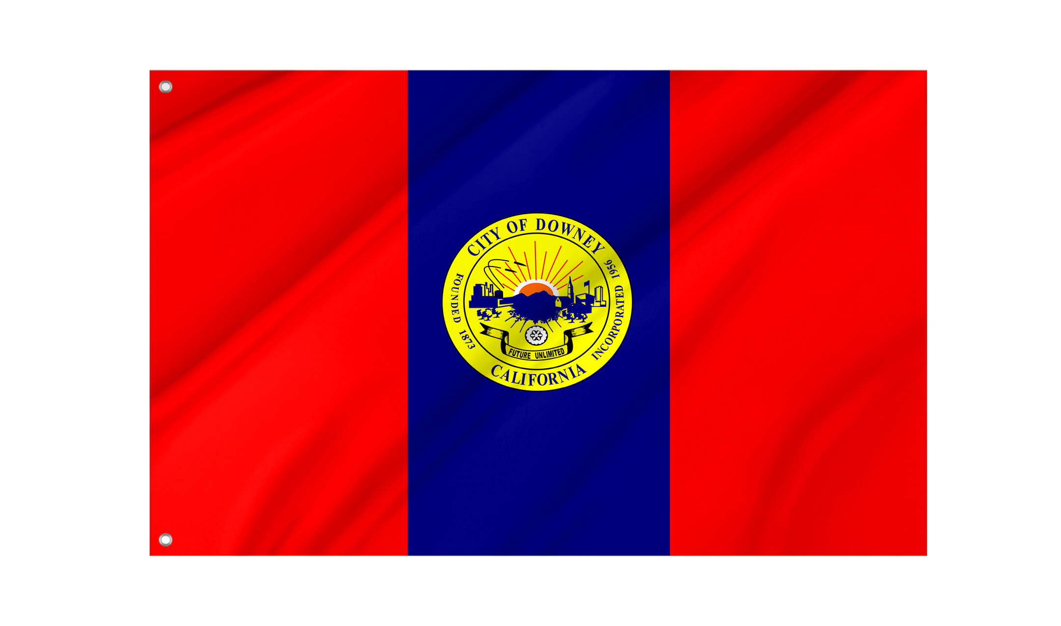 Downey Flag for Indoor & Outdoor Use