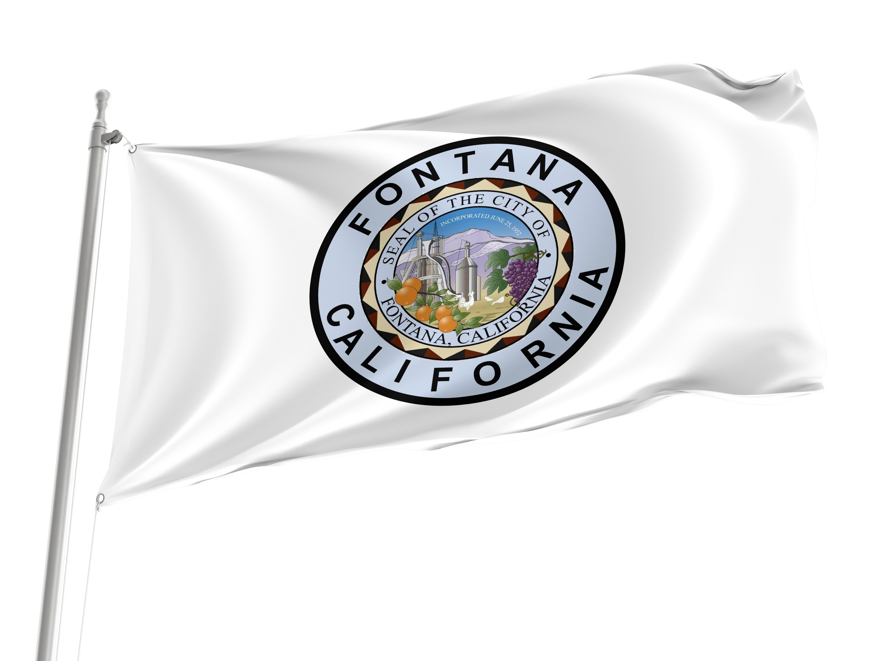 Fontana Flag for Indoor & Outdoor Use
