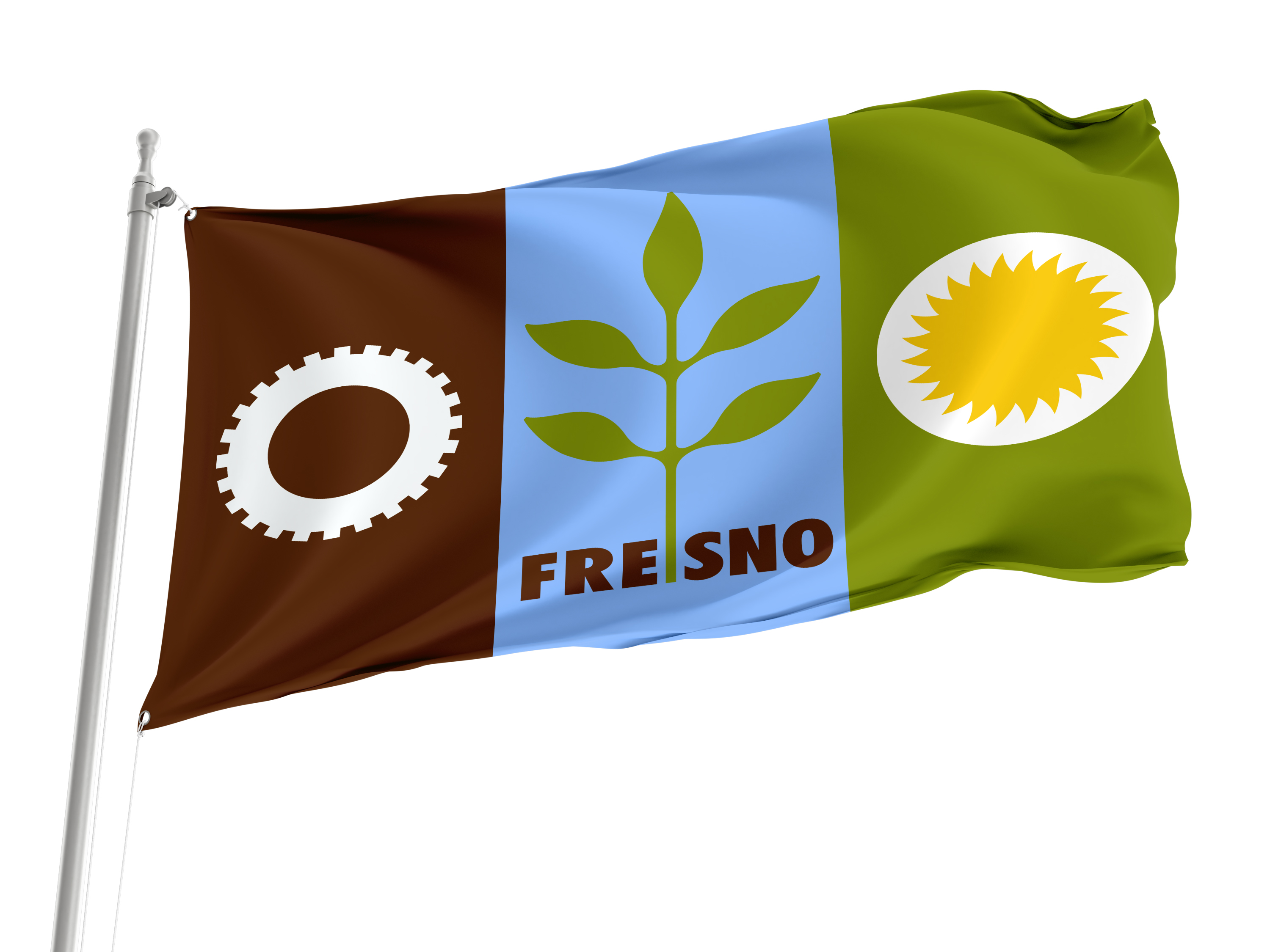 Fresno, California Flag for Indoor & Outdoor Use