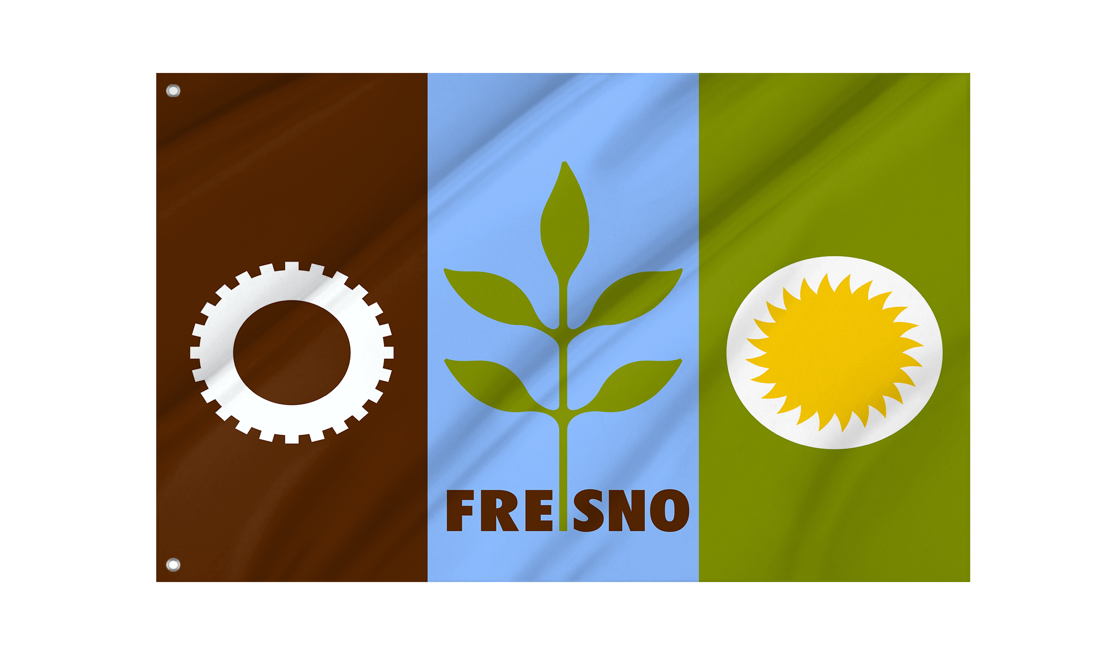 Fresno, California Flag for Indoor & Outdoor Use